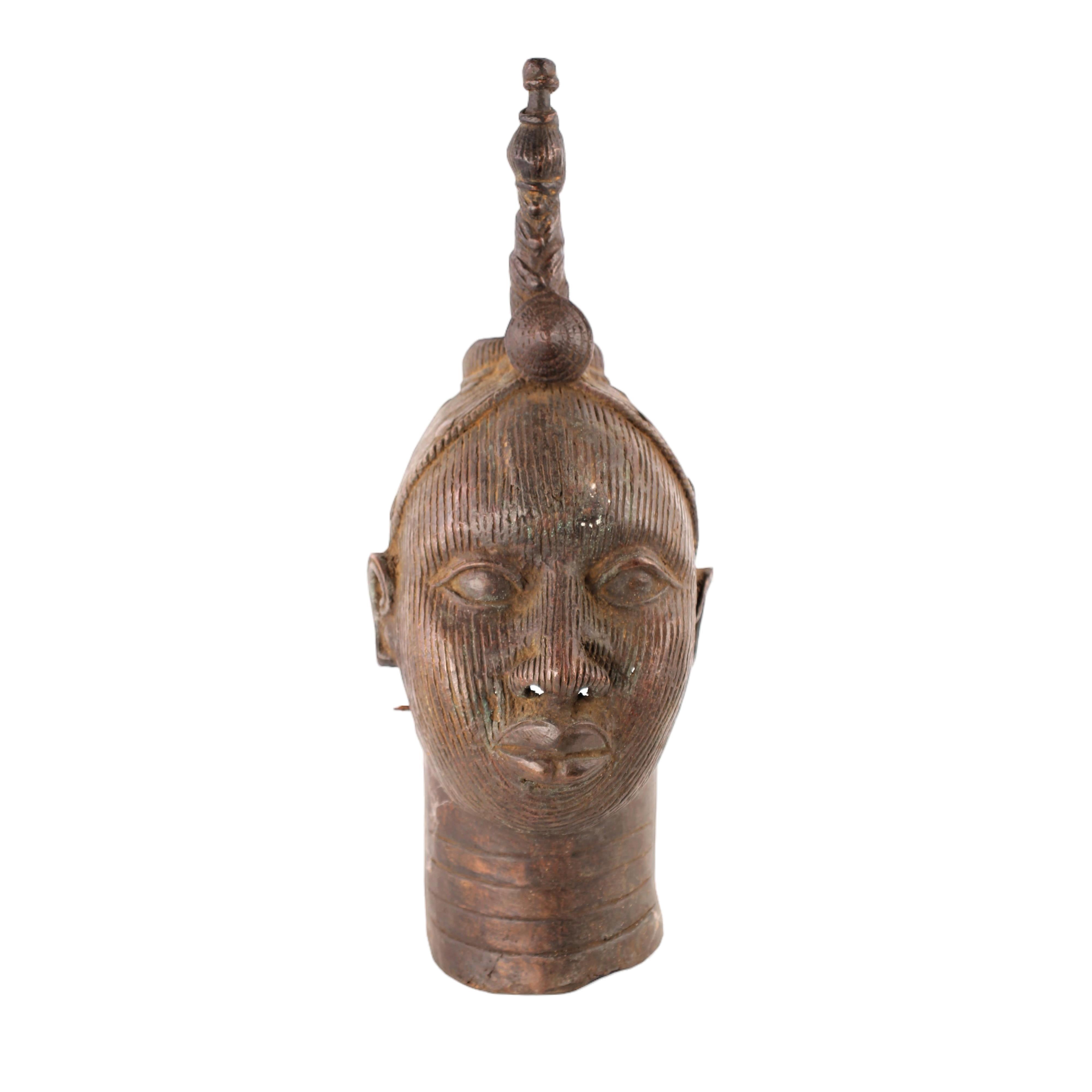 Yoruba Tribe Heads ~15.0" Tall - Heads