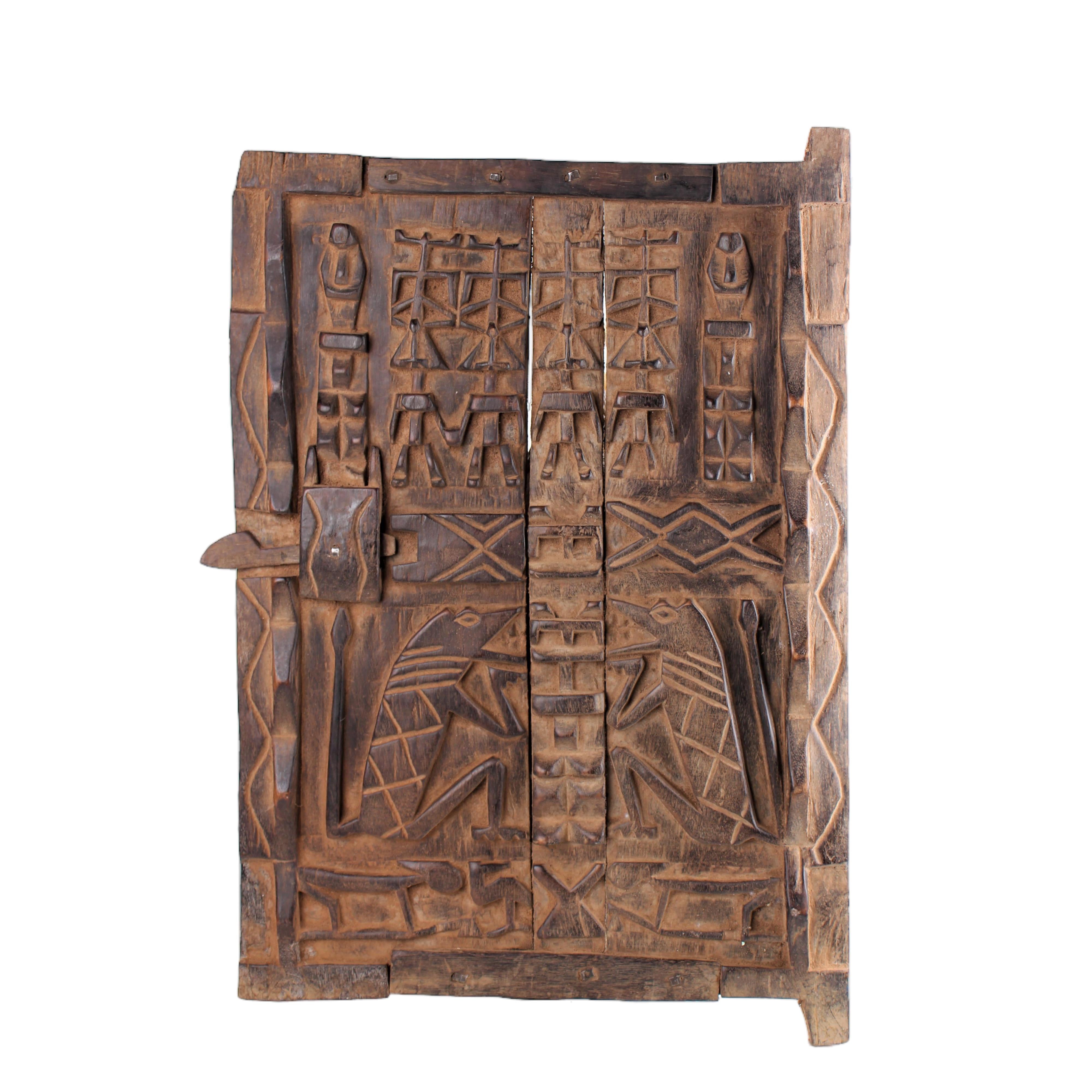 Dogon Tribe Door ~24.8" Tall - Dogon Doors