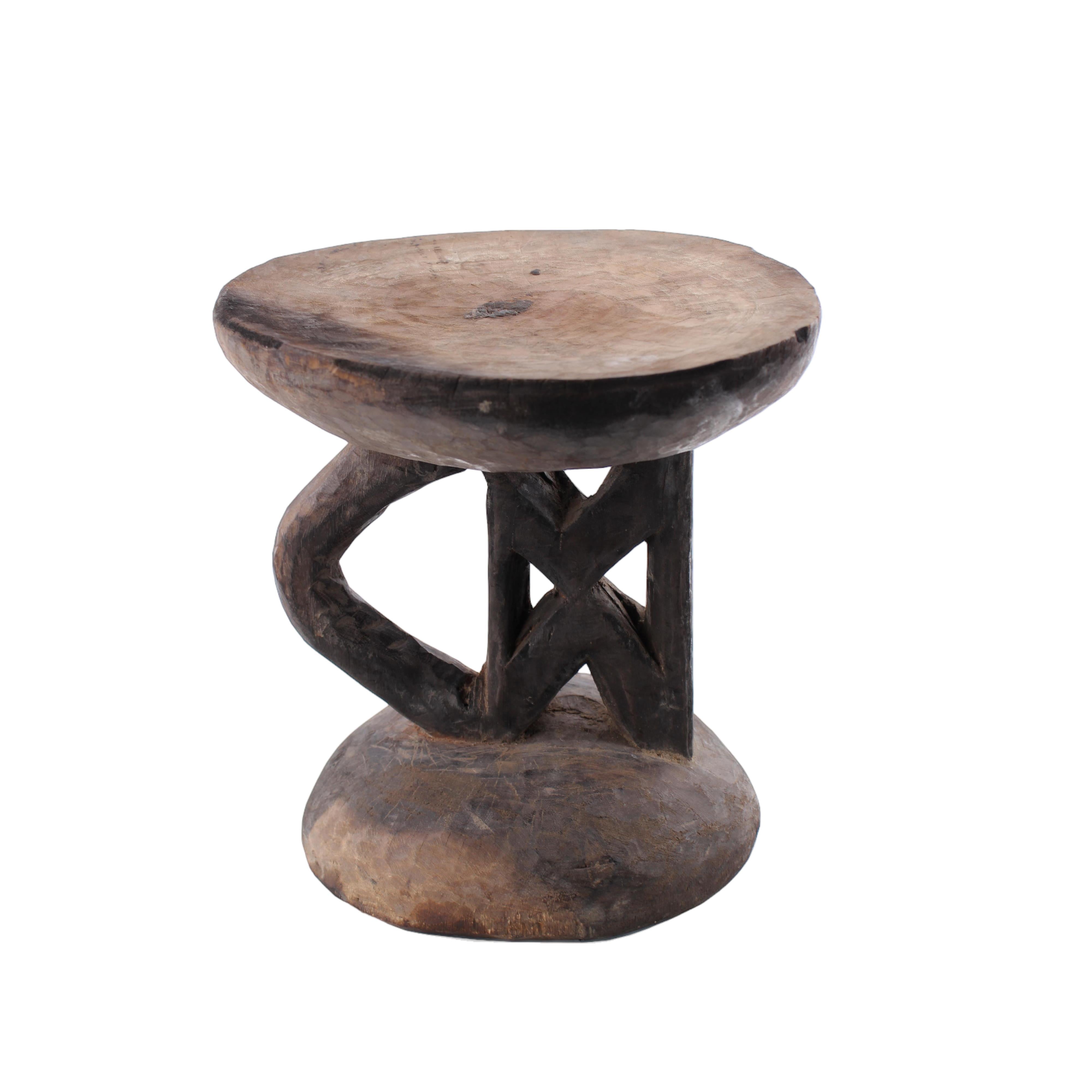 Tonga Tribe Stools ~10.6" Tall