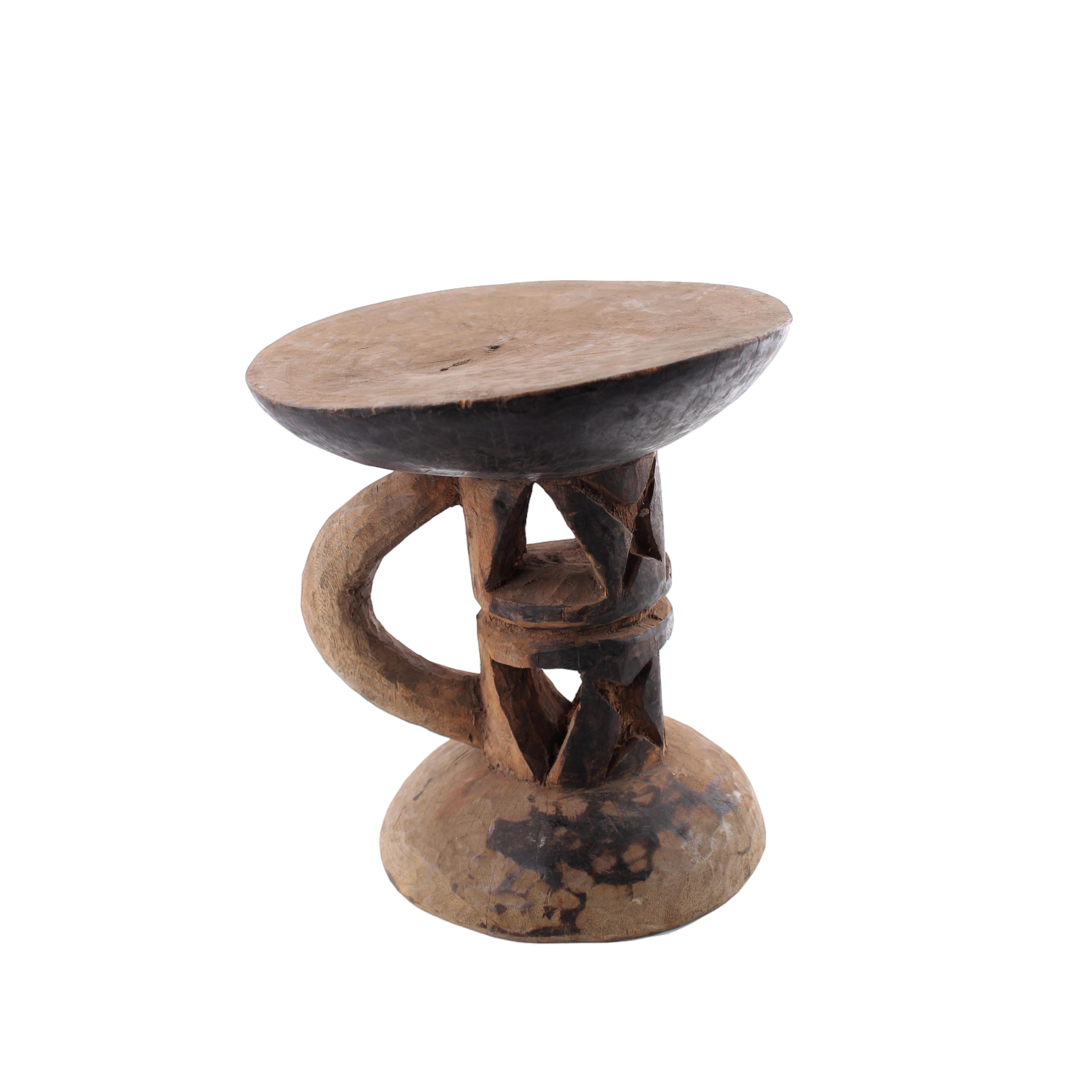 Tonga Tribe Stools ~9.4" Tall