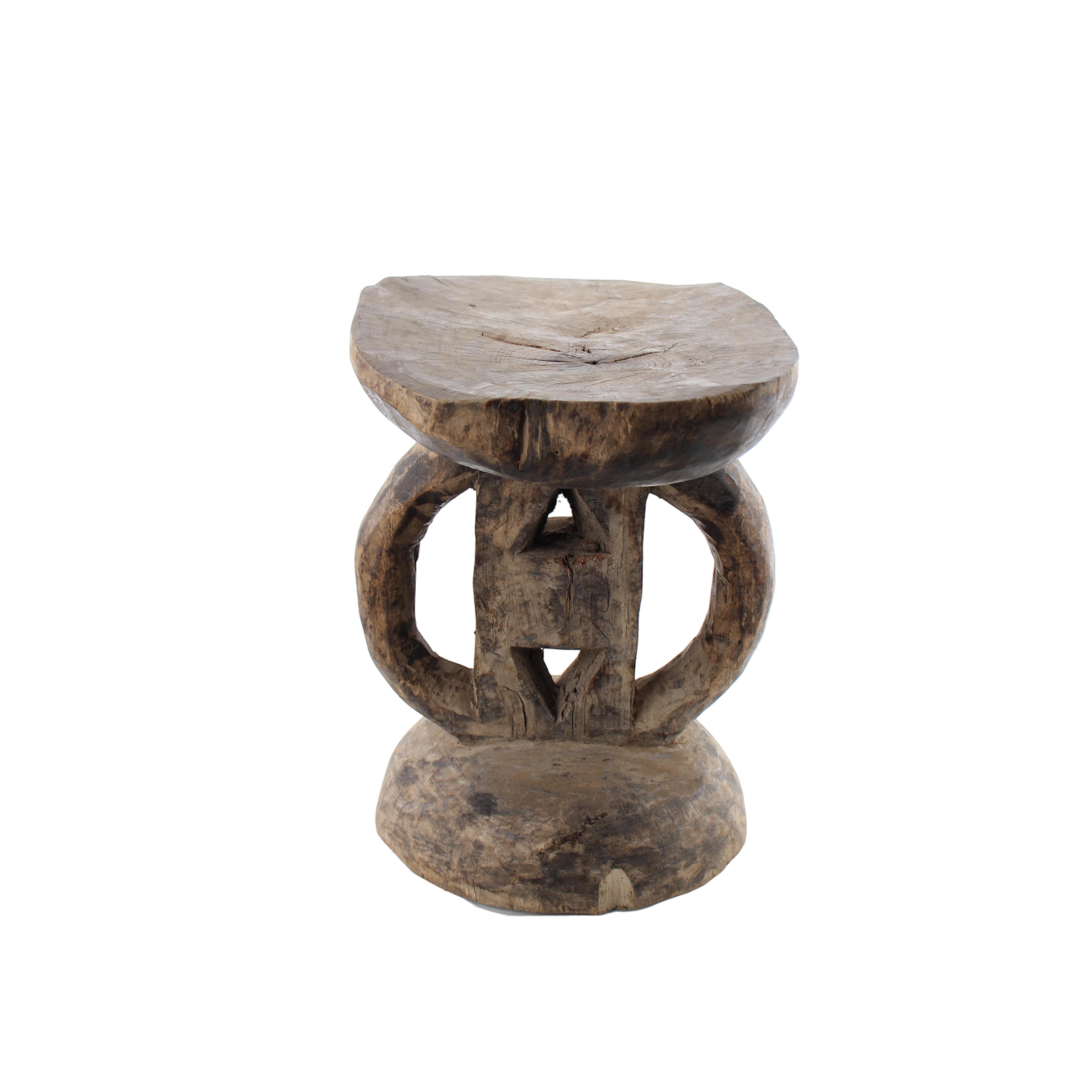 Tonga Tribe Stools ~11.8" Tall
