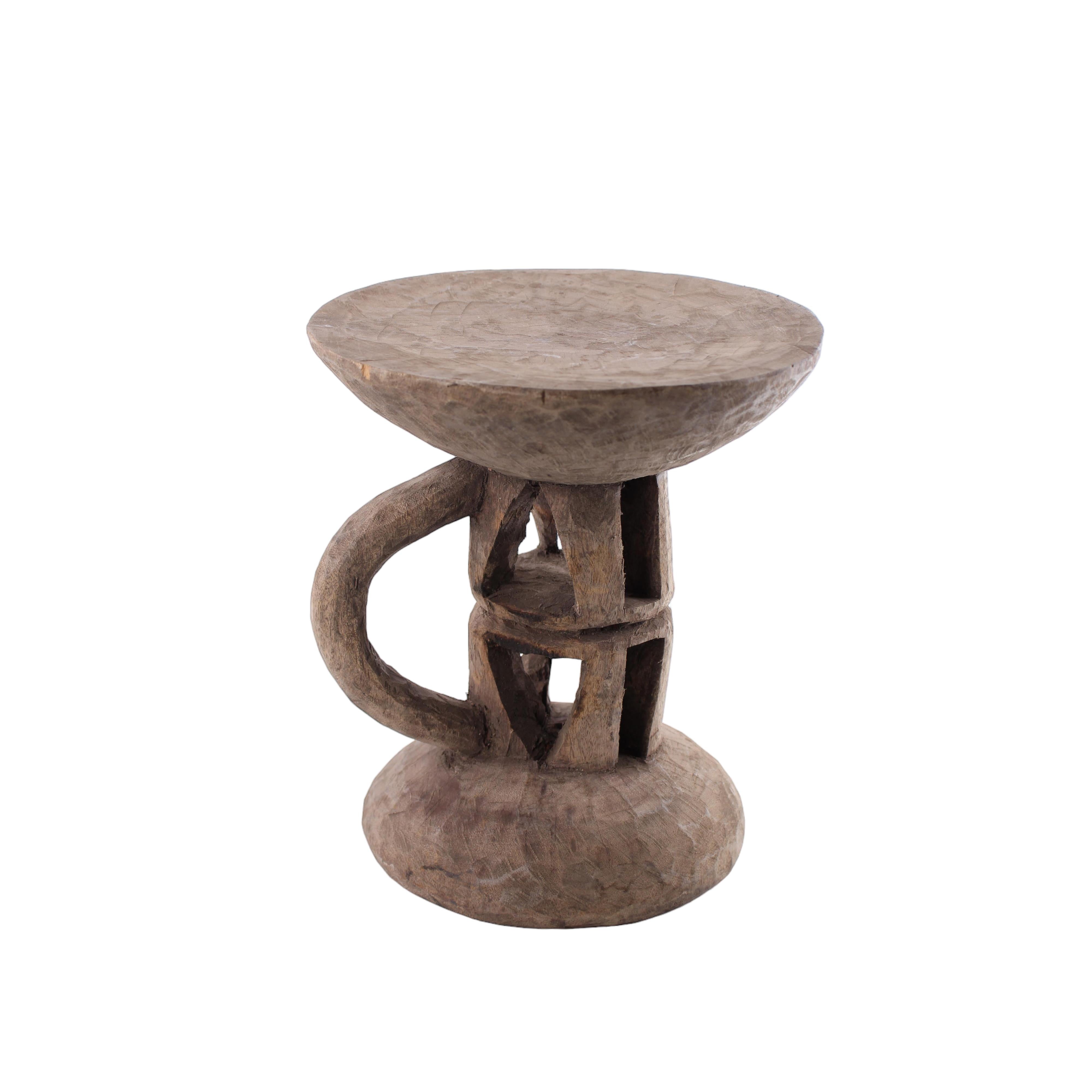Tonga Tribe Stools ~8.3" Tall