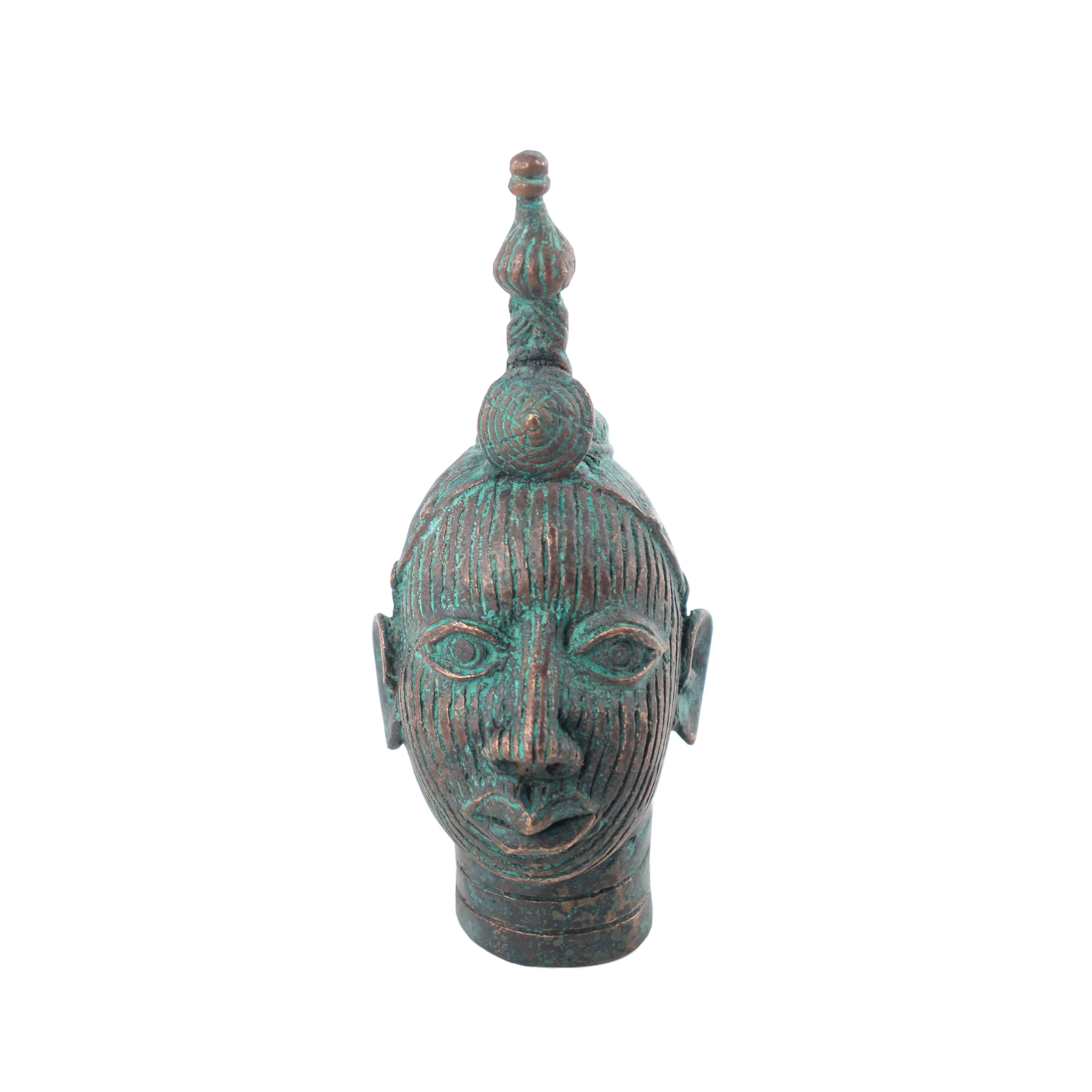 Yoruba Tribe Heads ~7.5" Tall