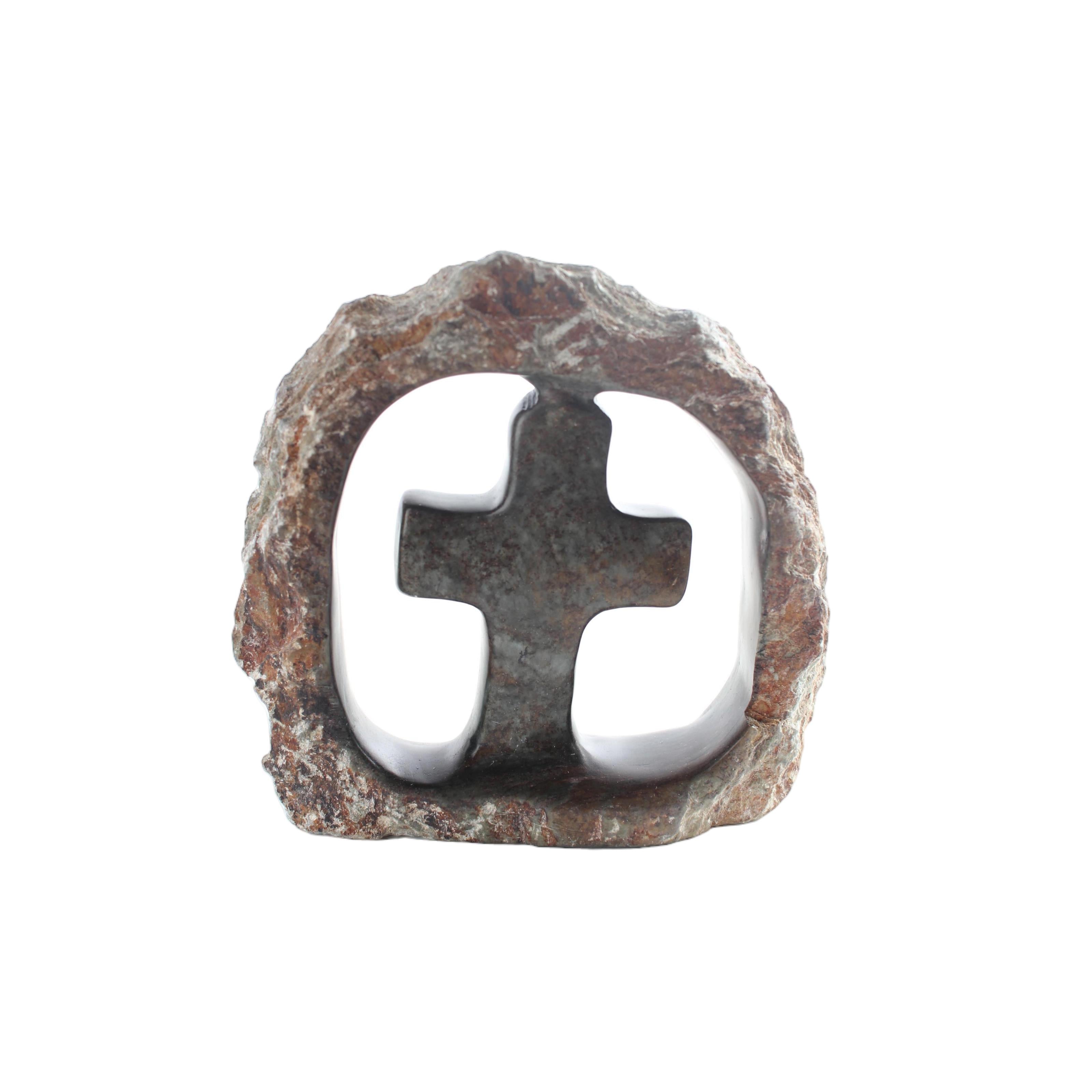 Shona Tribe Serpentine Stone Crosses  ~5.5" Tall - Crosses