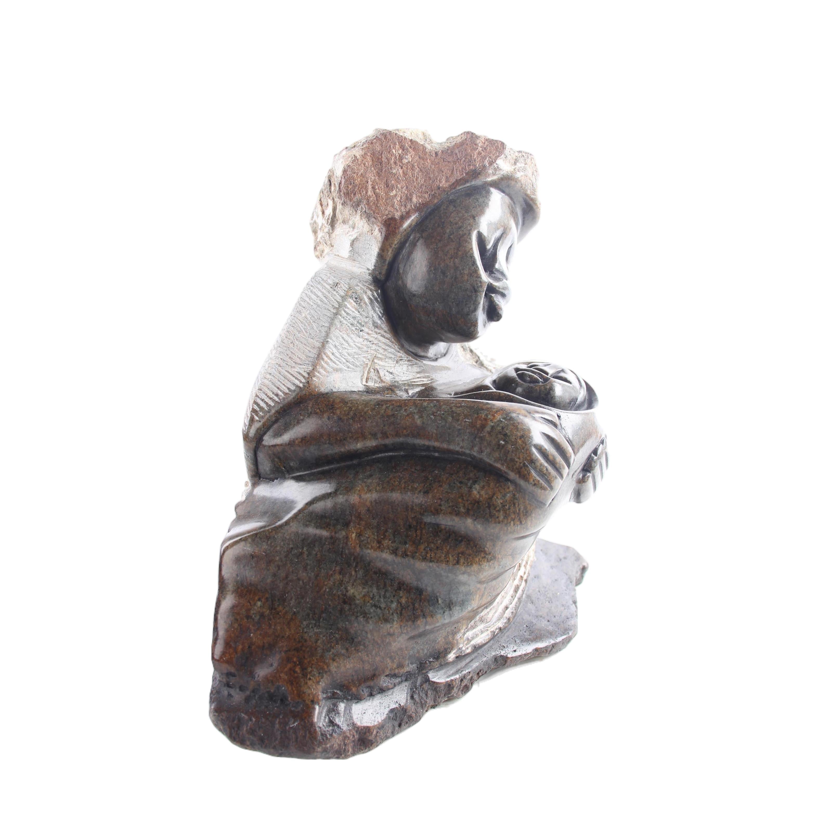 Shona Tribe Mega Stone Sassy Ladies ~10.2" Tall - Sassy Ladies