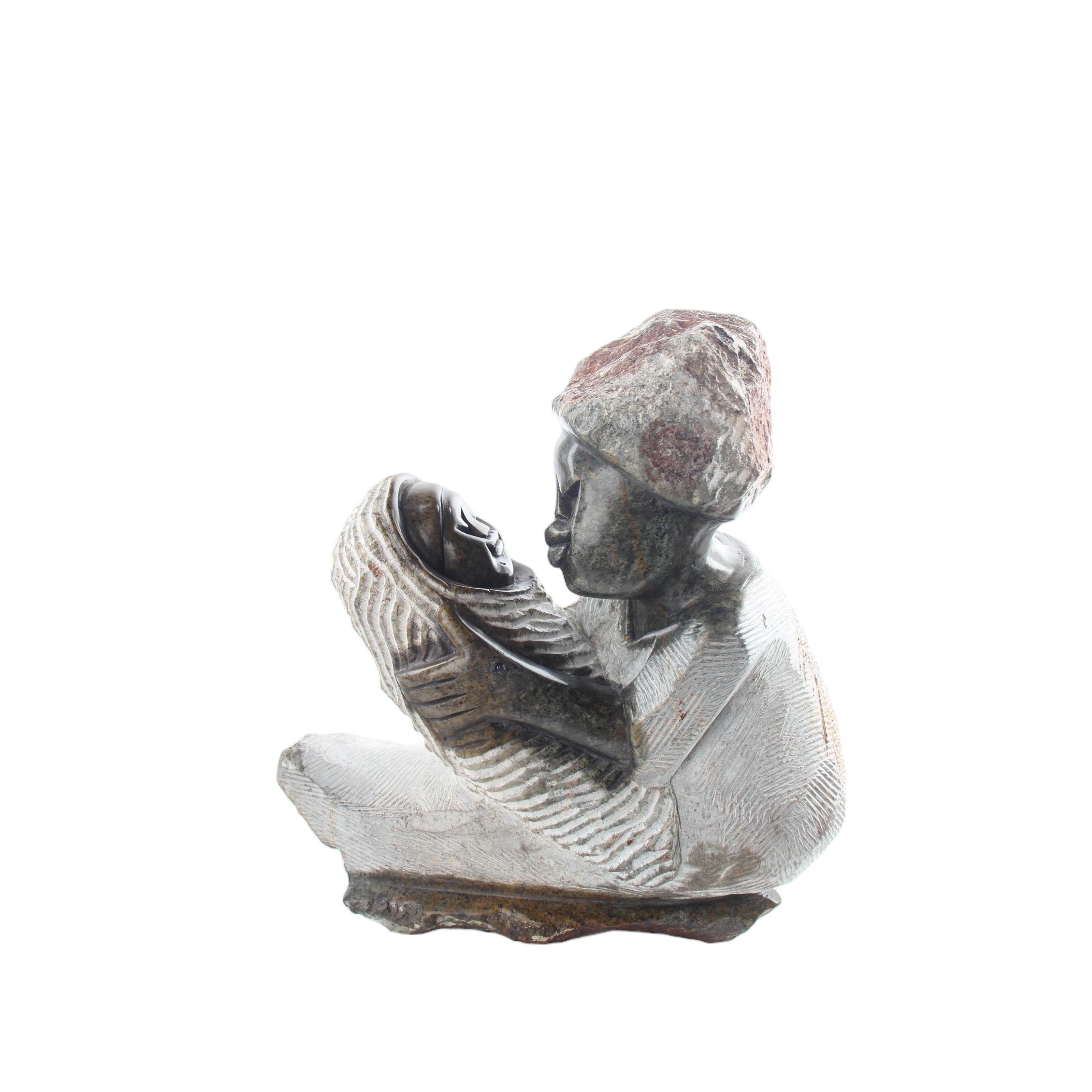 Shona Tribe Mega Stone Sassy Ladies ~10.6" Tall