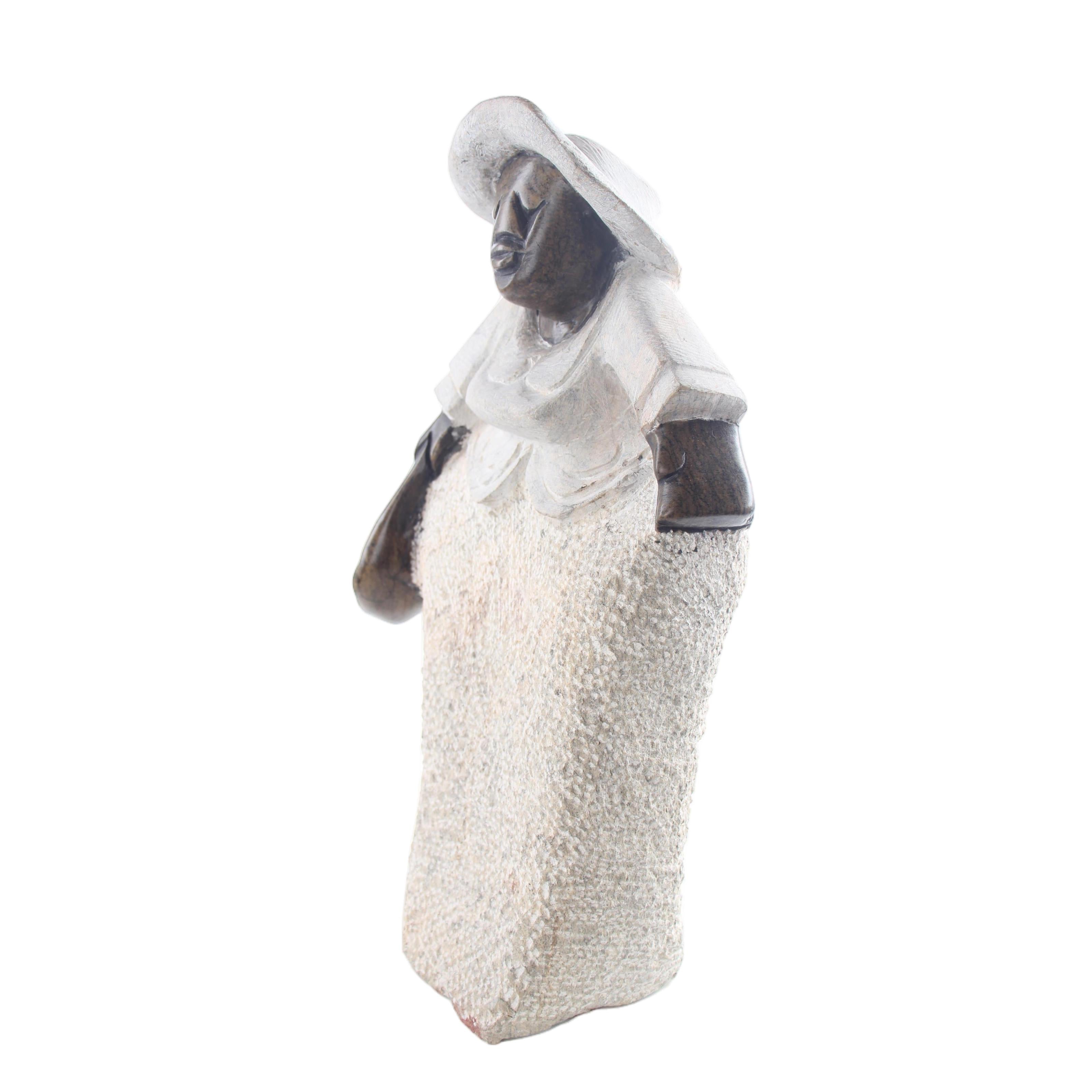 Shona Tribe Mega Stone Sassy Ladies ~15.7" Tall - Sassy Ladies