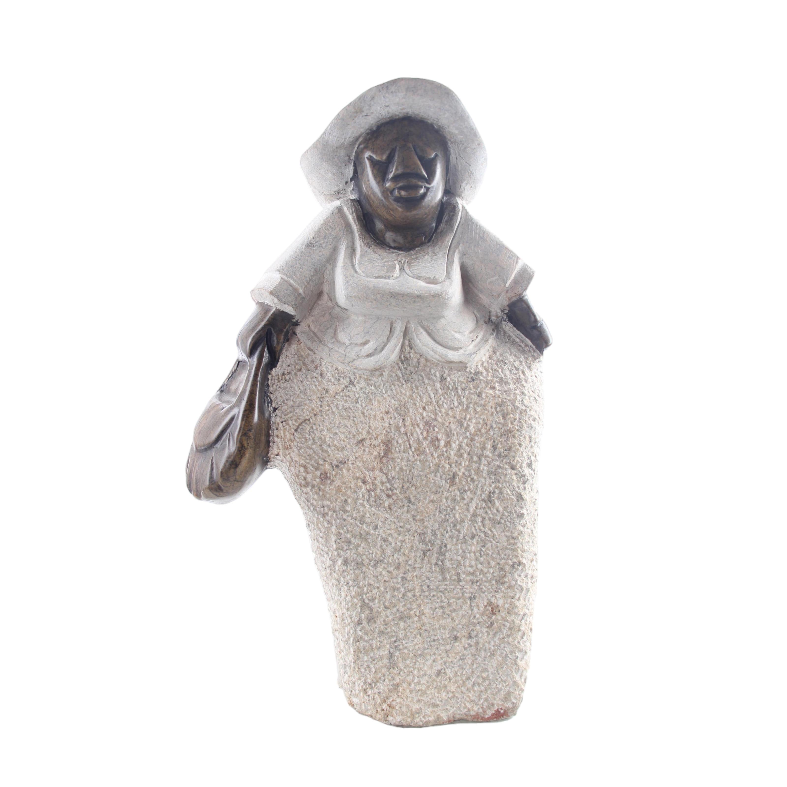 Shona Tribe Mega Stone Sassy Ladies ~15.7" Tall - Sassy Ladies