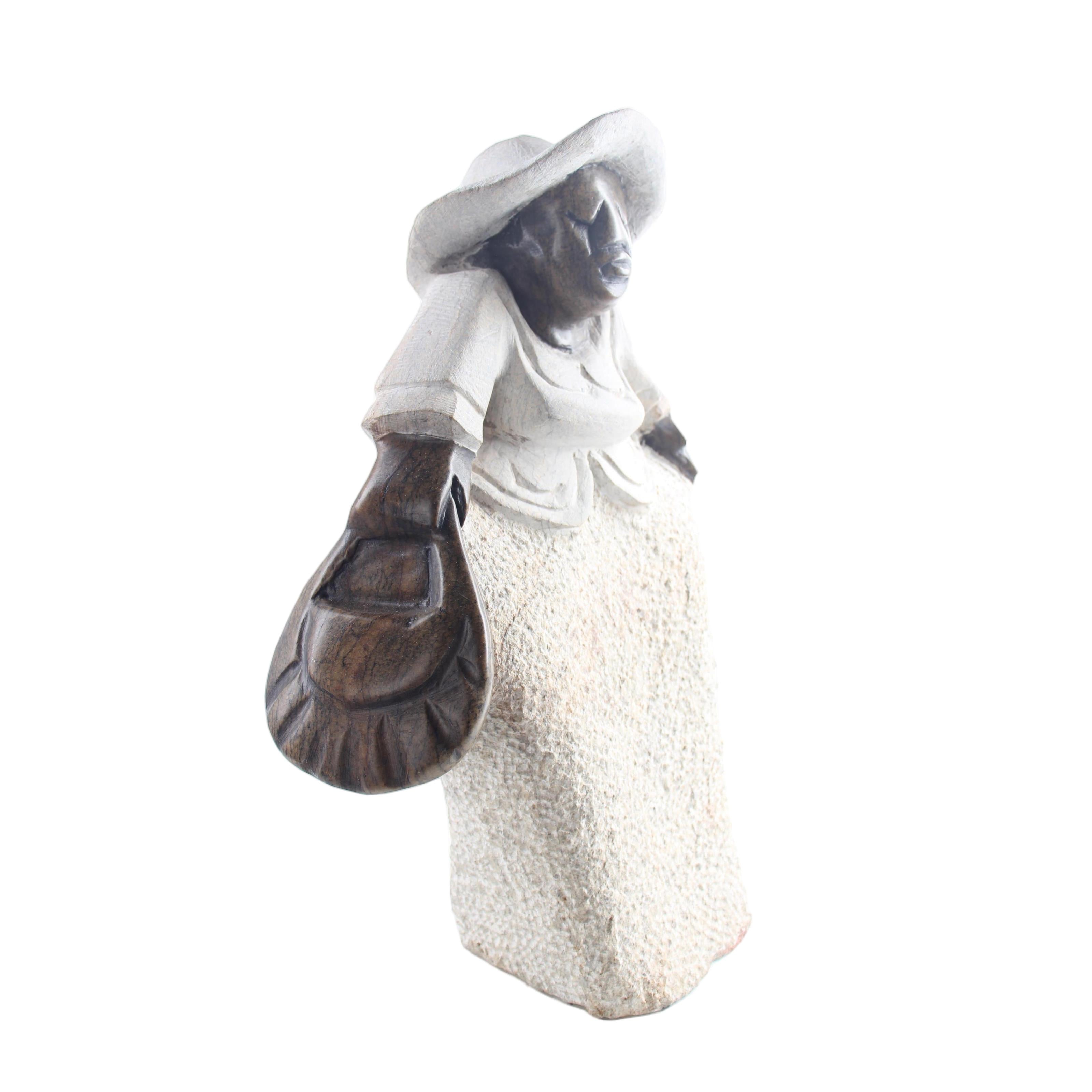 Shona Tribe Mega Stone Sassy Ladies ~15.7" Tall - Sassy Ladies