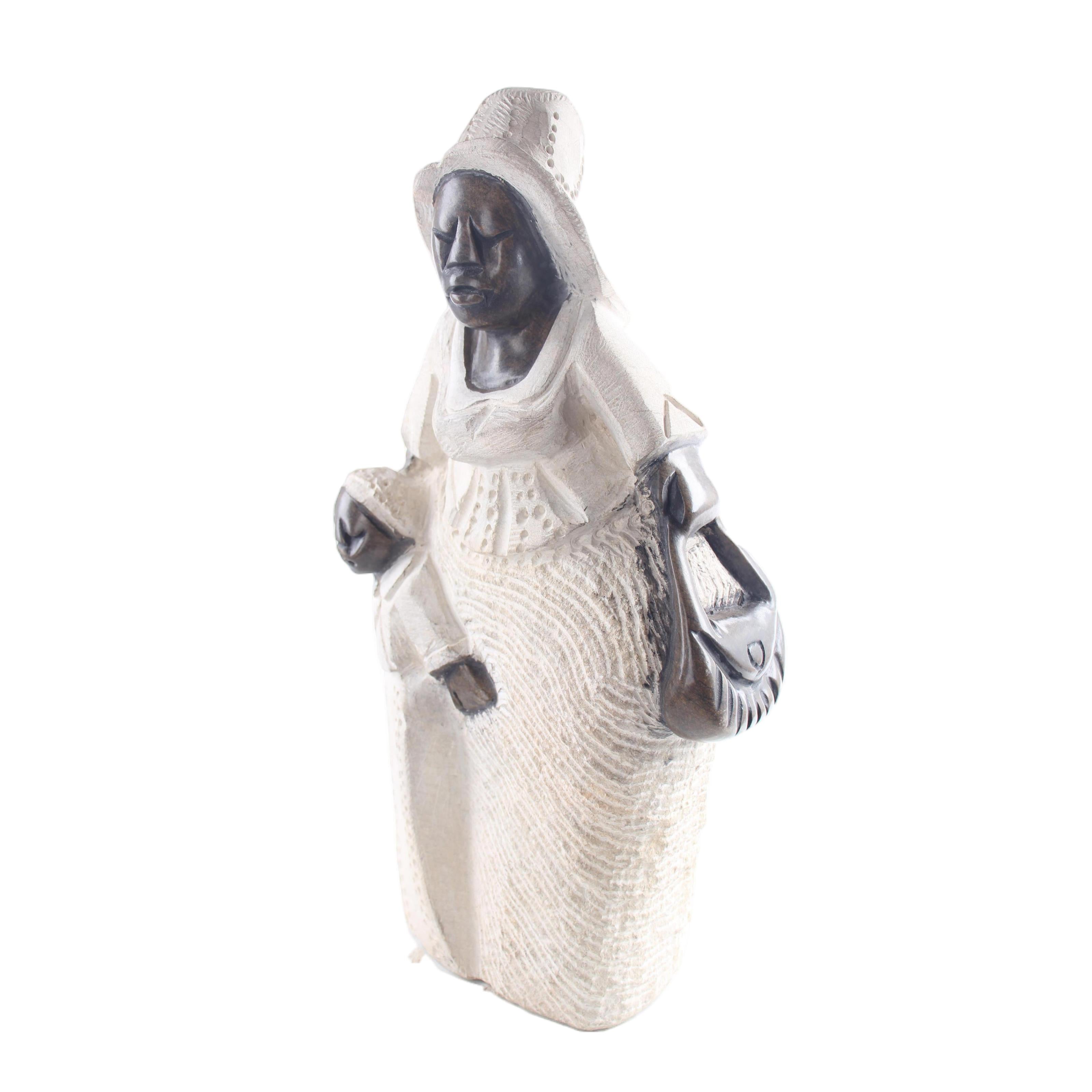 Shona Tribe Mega Stone Sassy Ladies ~18.1" Tall - Sassy Ladies