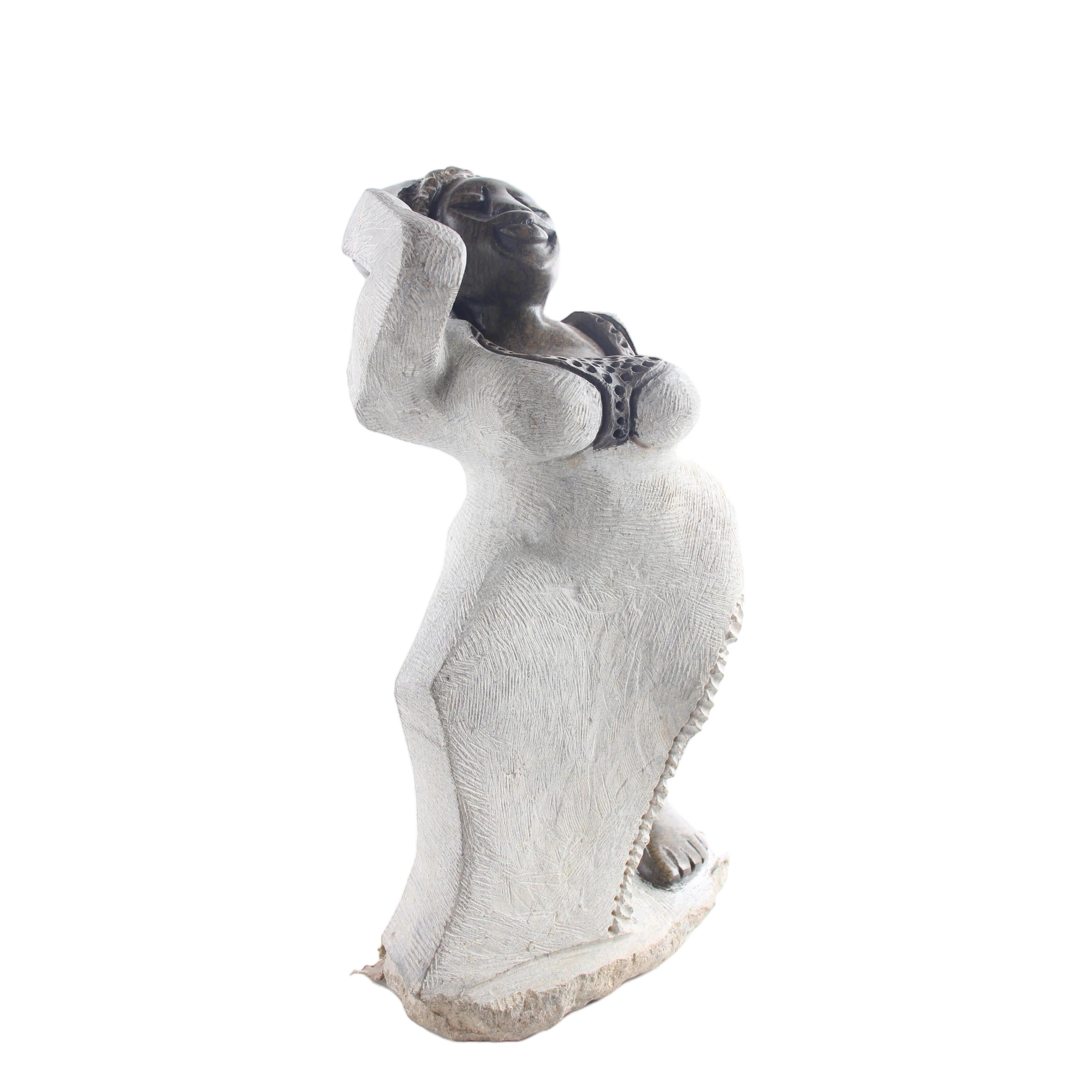 Shona Tribe Mega Stone Sassy Ladies ~16.5" Tall - Sassy Ladies