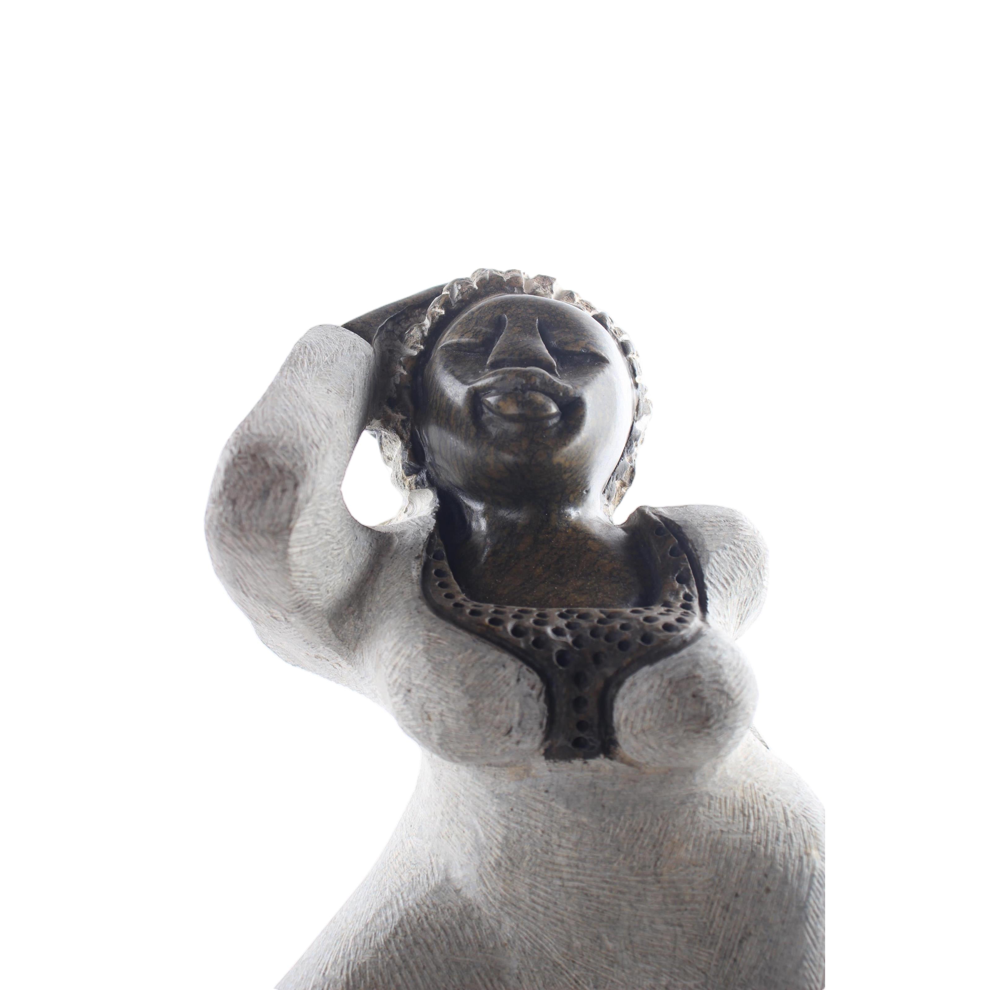 Shona Tribe Mega Stone Sassy Ladies ~16.5" Tall - Sassy Ladies