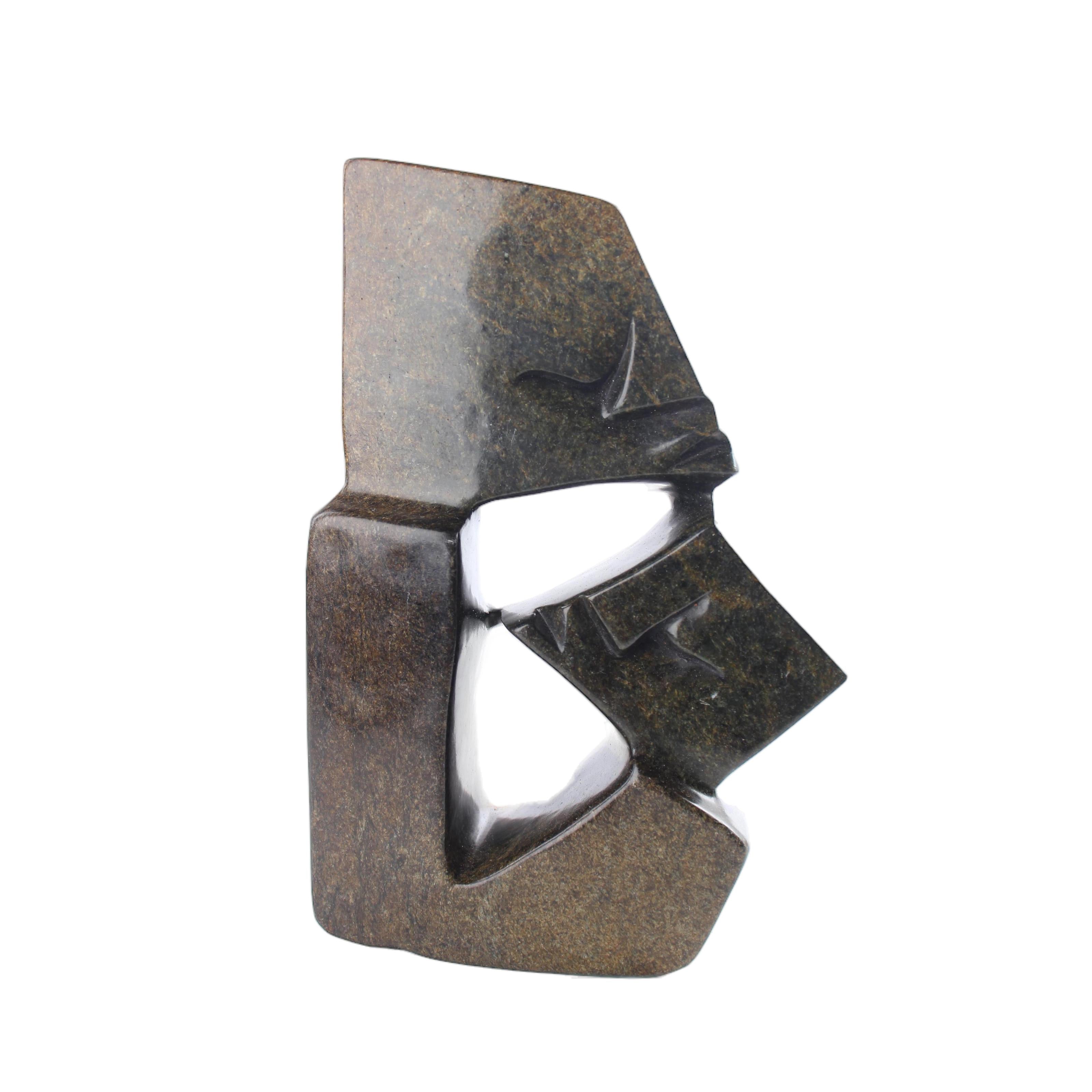Shona Tribe Serpentine Stone Family Cubes ~8.3" Tall