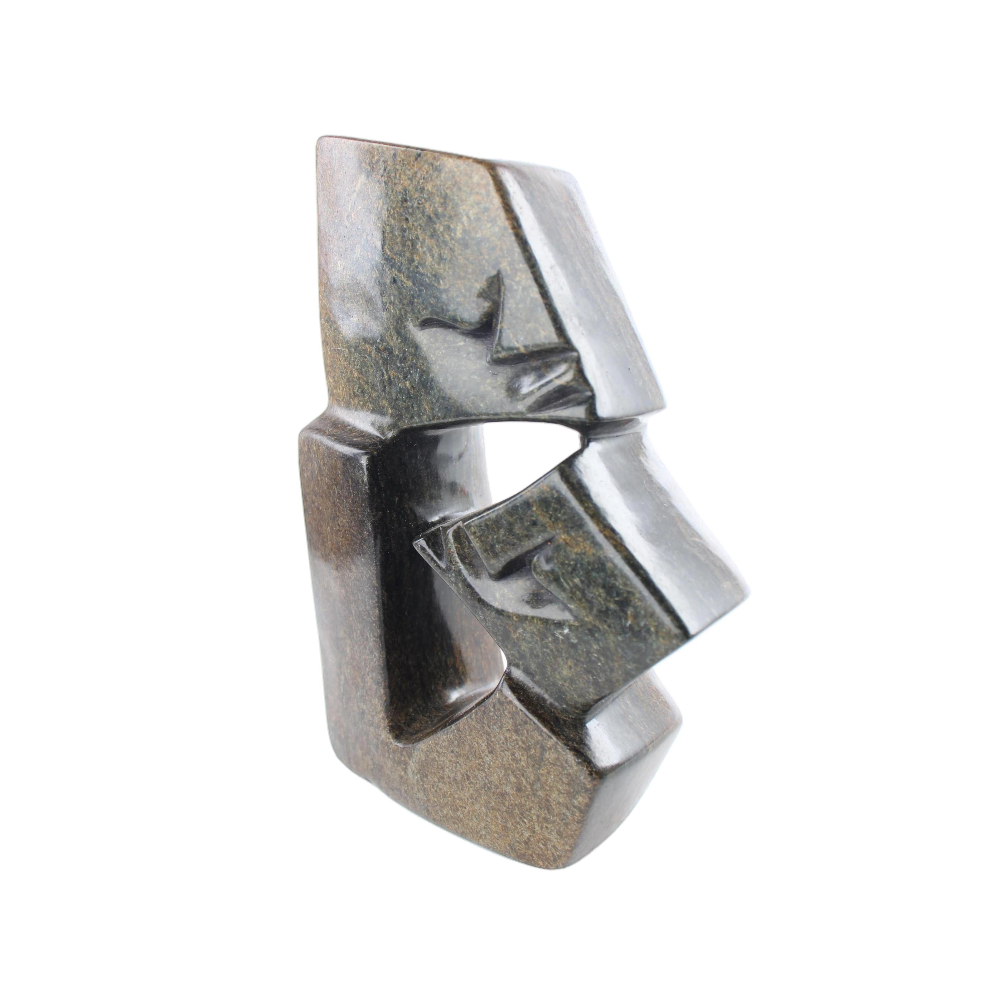 Shona Tribe Serpentine Stone Family Cubes ~8.3" Tall - Family Cubes