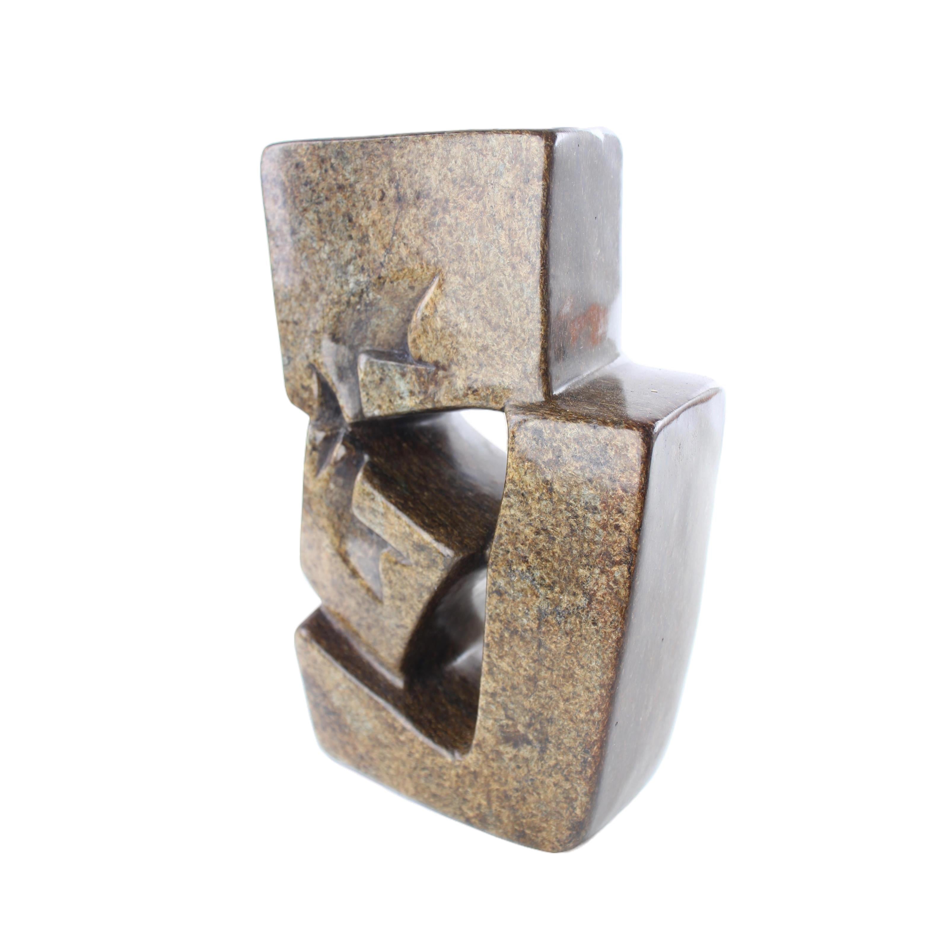 Shona Tribe Serpentine Stone Family Cubes ~7.9" Tall - Family Cubes