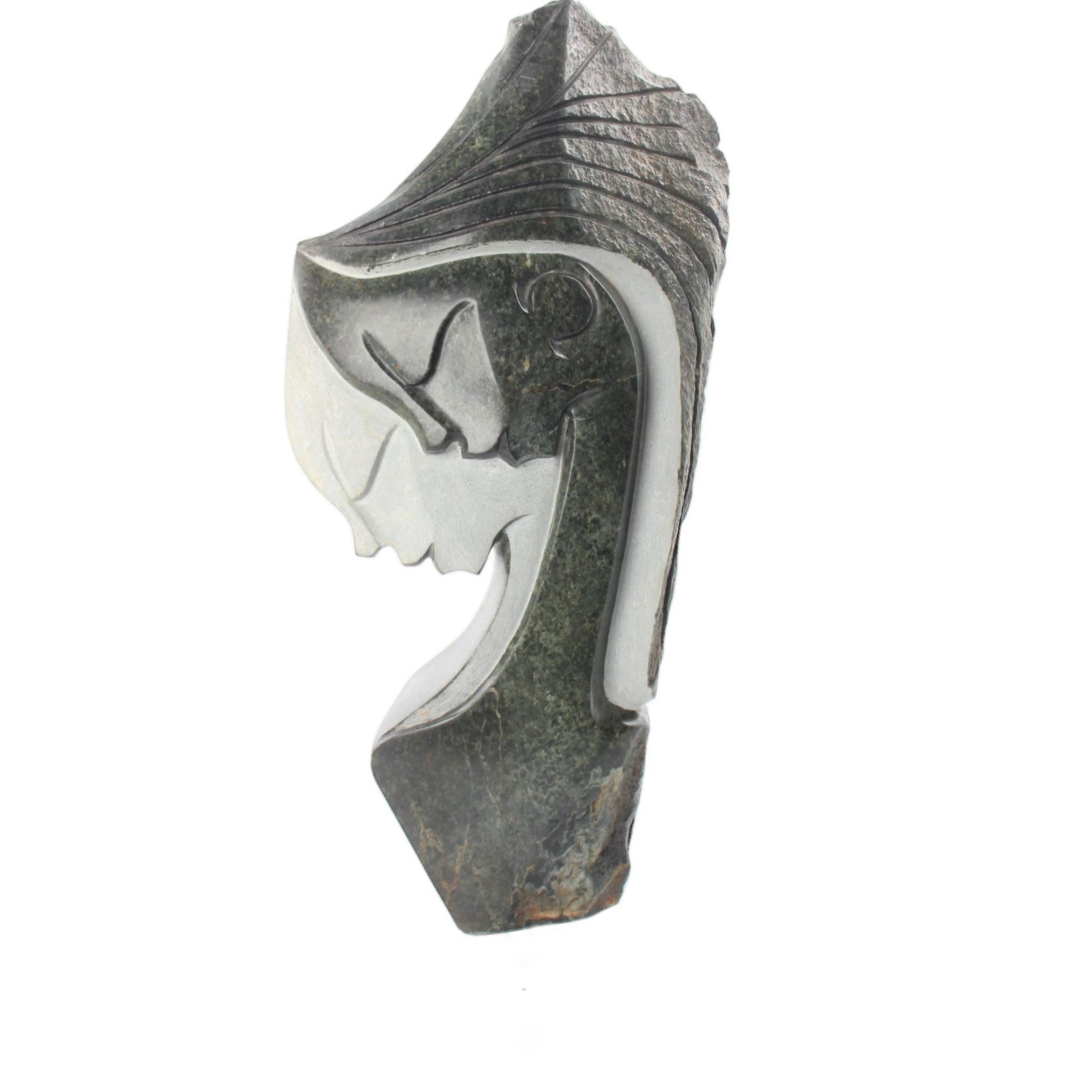 Shona Tribe Opal Stone Sisters ~22.8" Tall