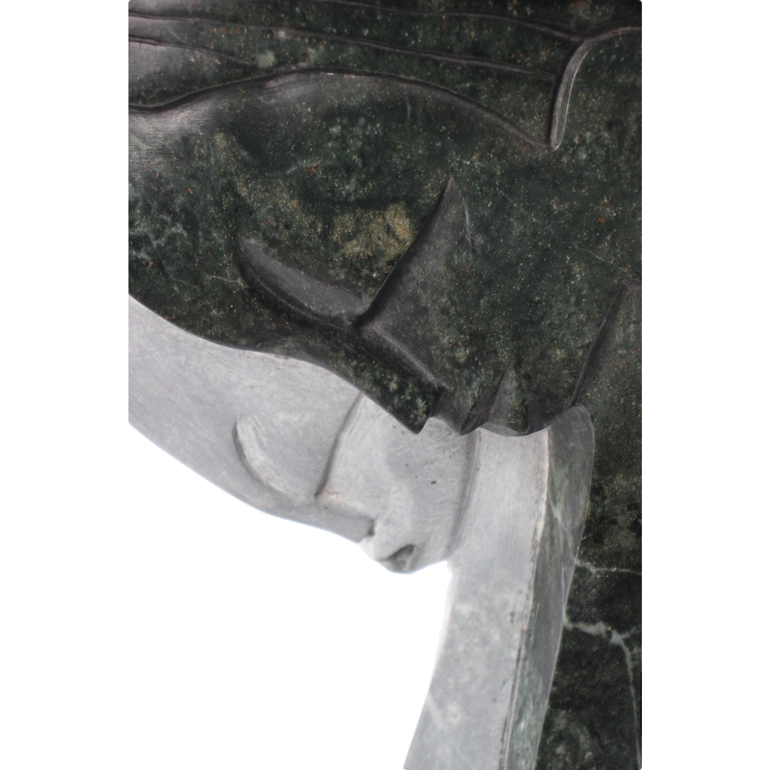 Shona Tribe Opal Stone Sisters ~22.4" Tall - Sisters