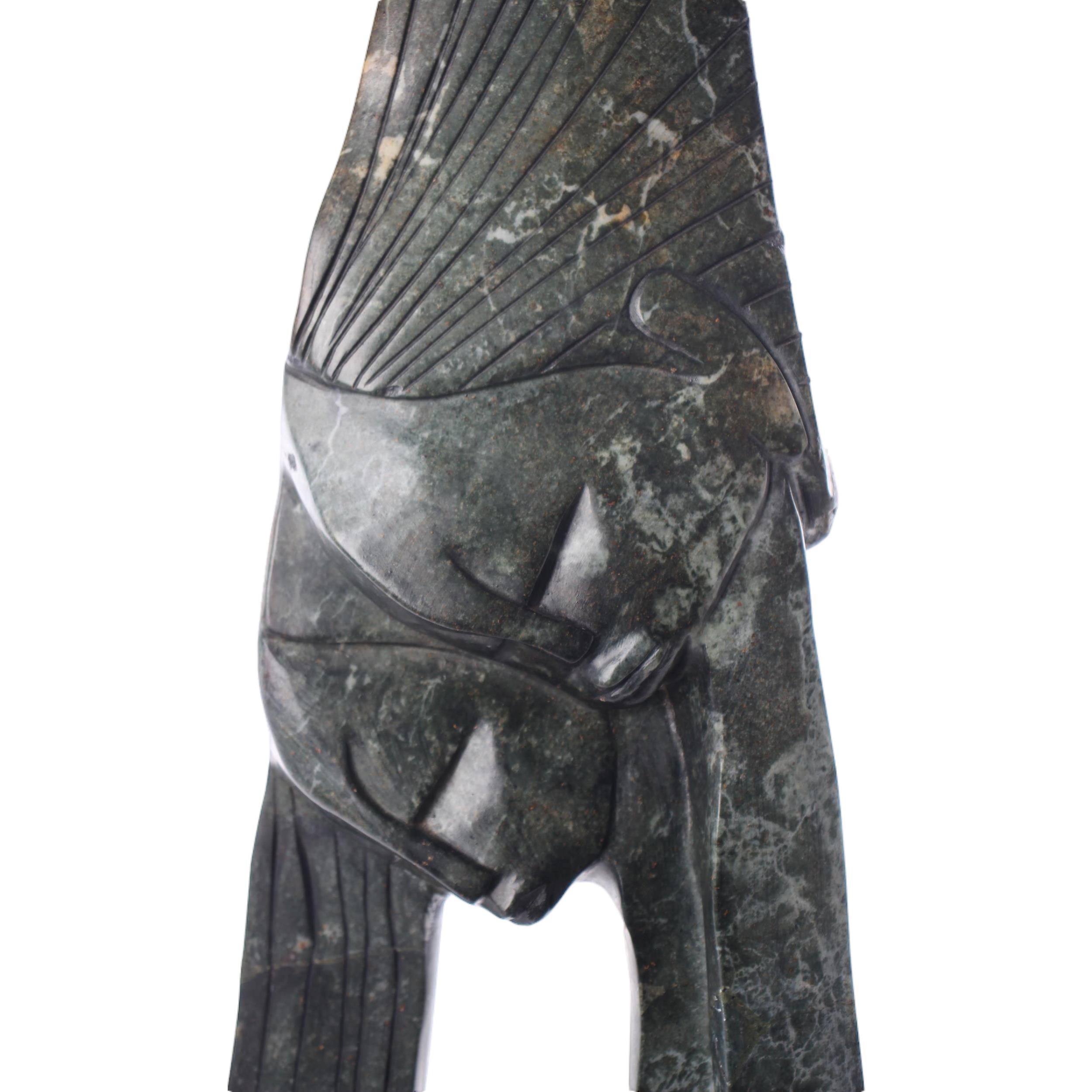 Shona Tribe Opal Stone Sisters ~38.2" Tall - Sisters