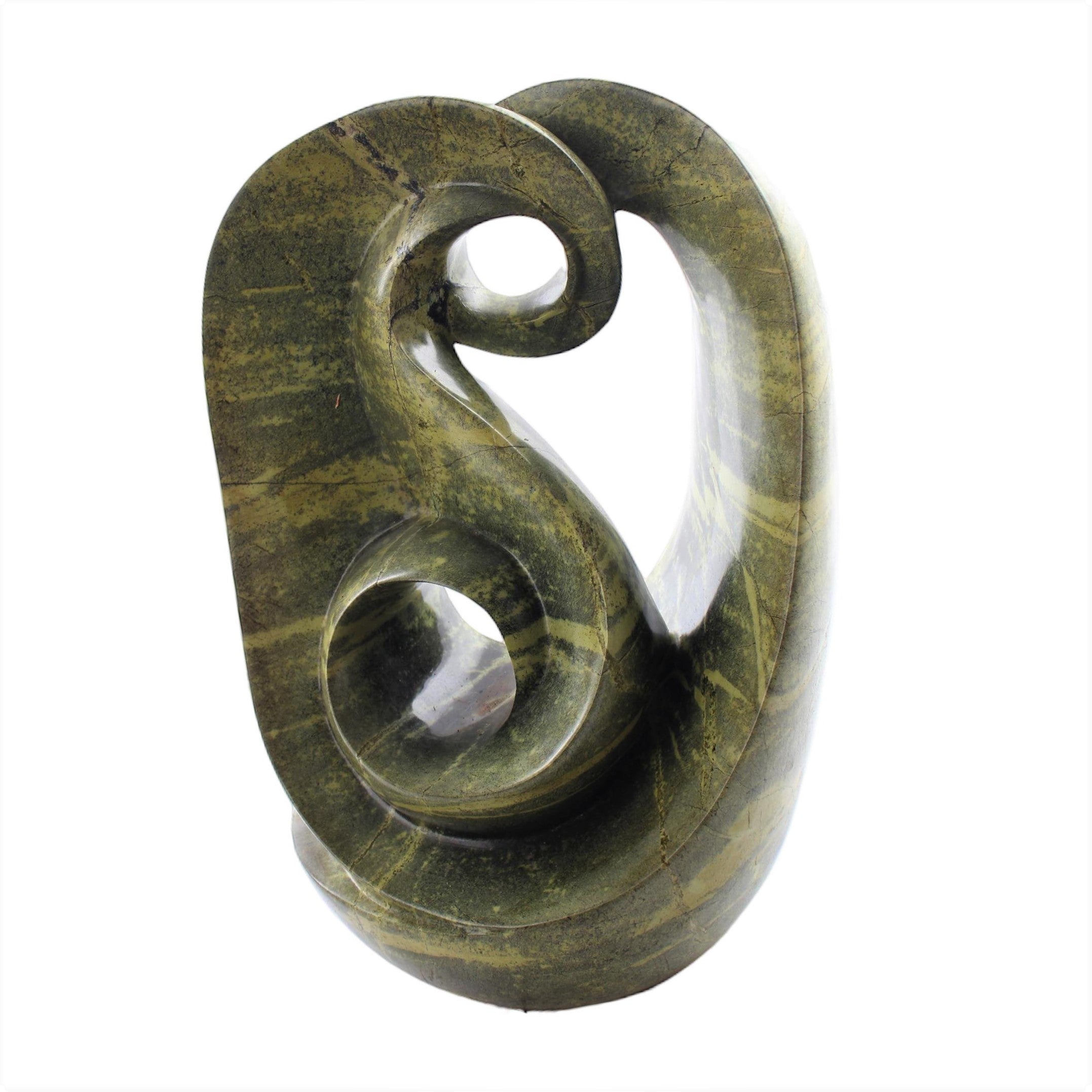 Shona Tribe Fruit Serpentine Flowers ~19.7" Tall - Sculpture & Statuary