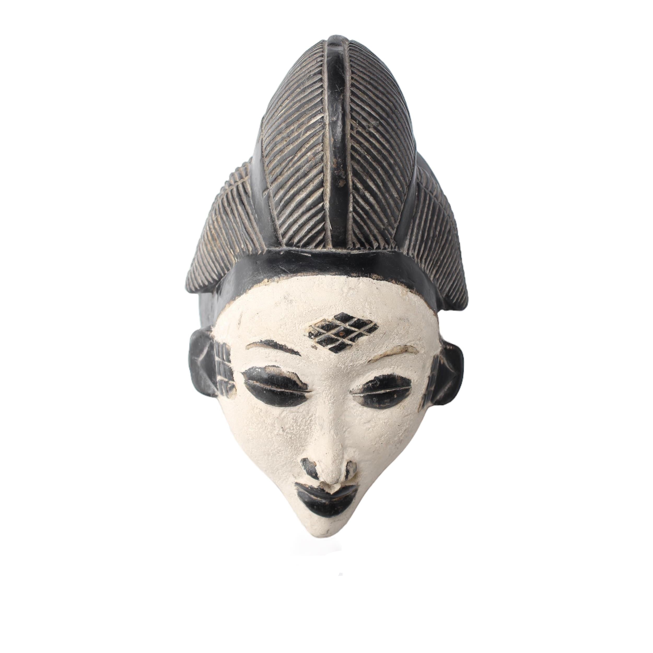 Punu Tribe Mask ~14.2" Tall