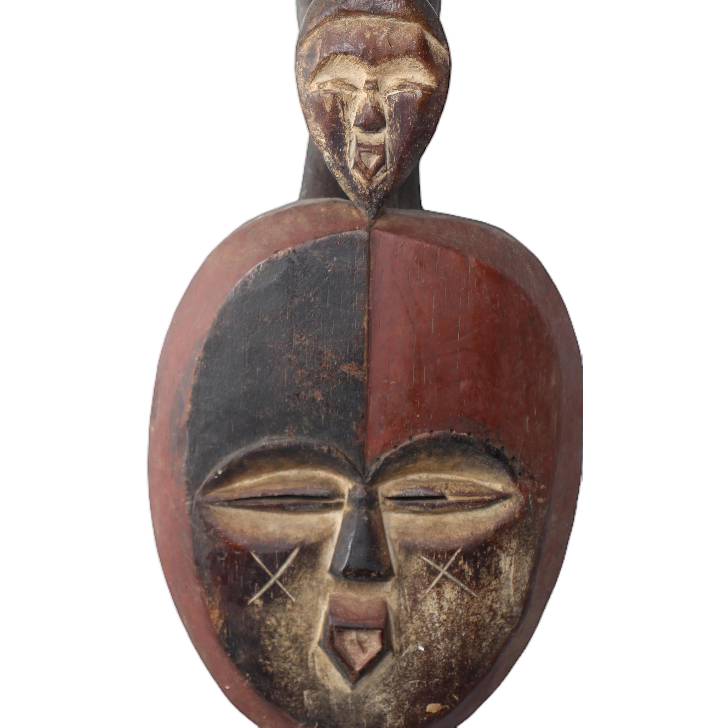 Kwele Tribe Mask ~17.3" Tall