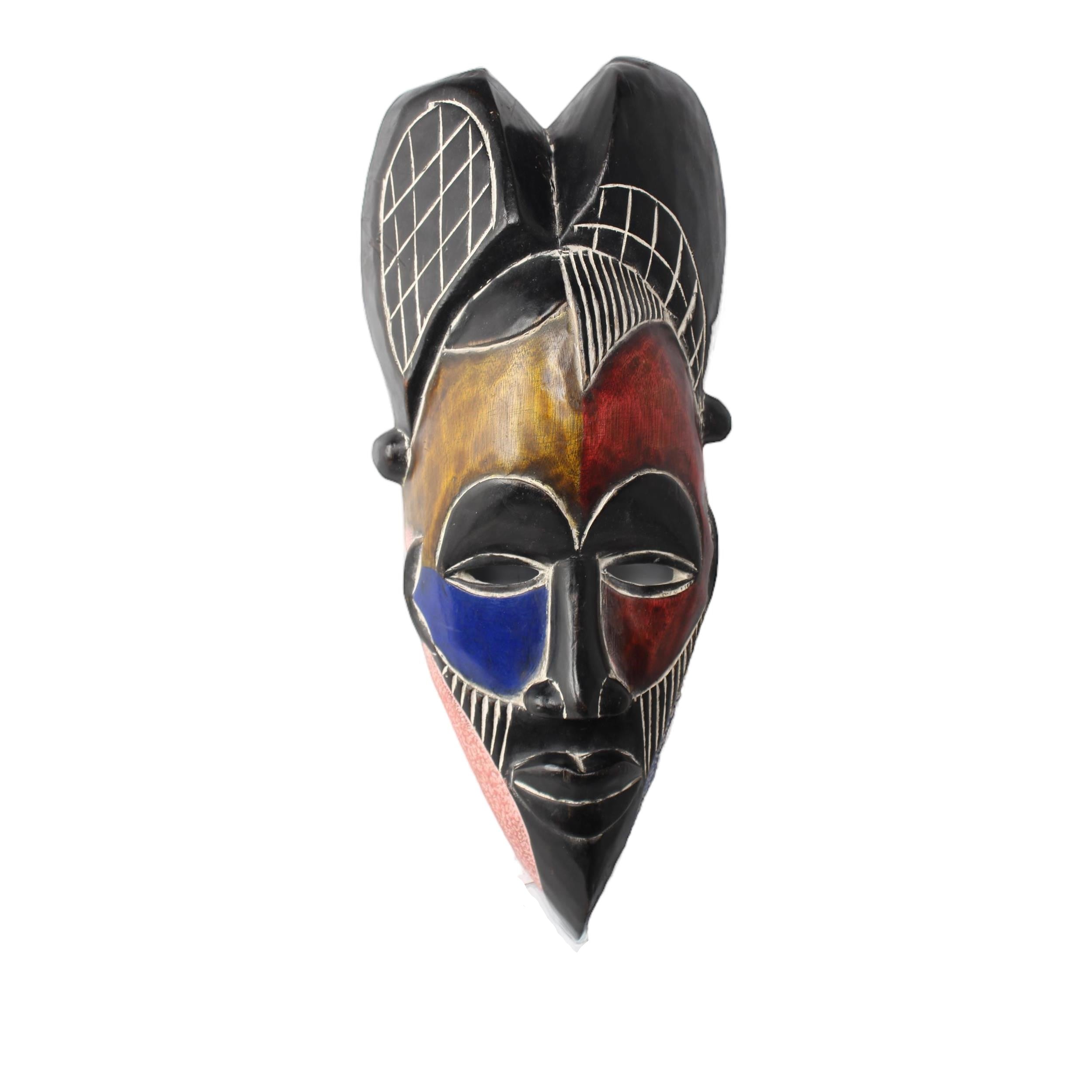 Tikar Tribe Mask ~18.9" Tall