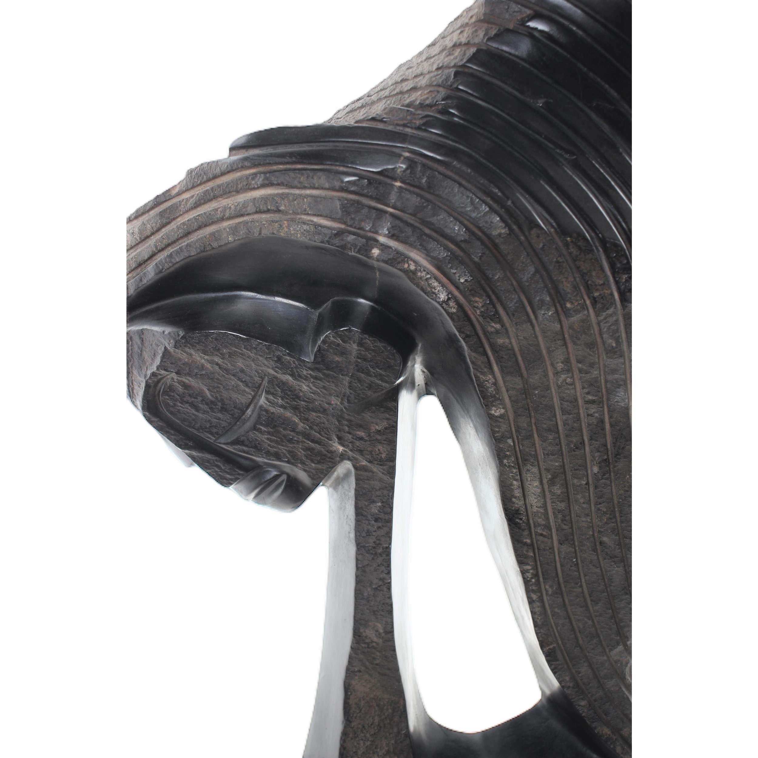 Shona Tribe Fruit Serpentine Reflections ~35.8" Tall - Reflections