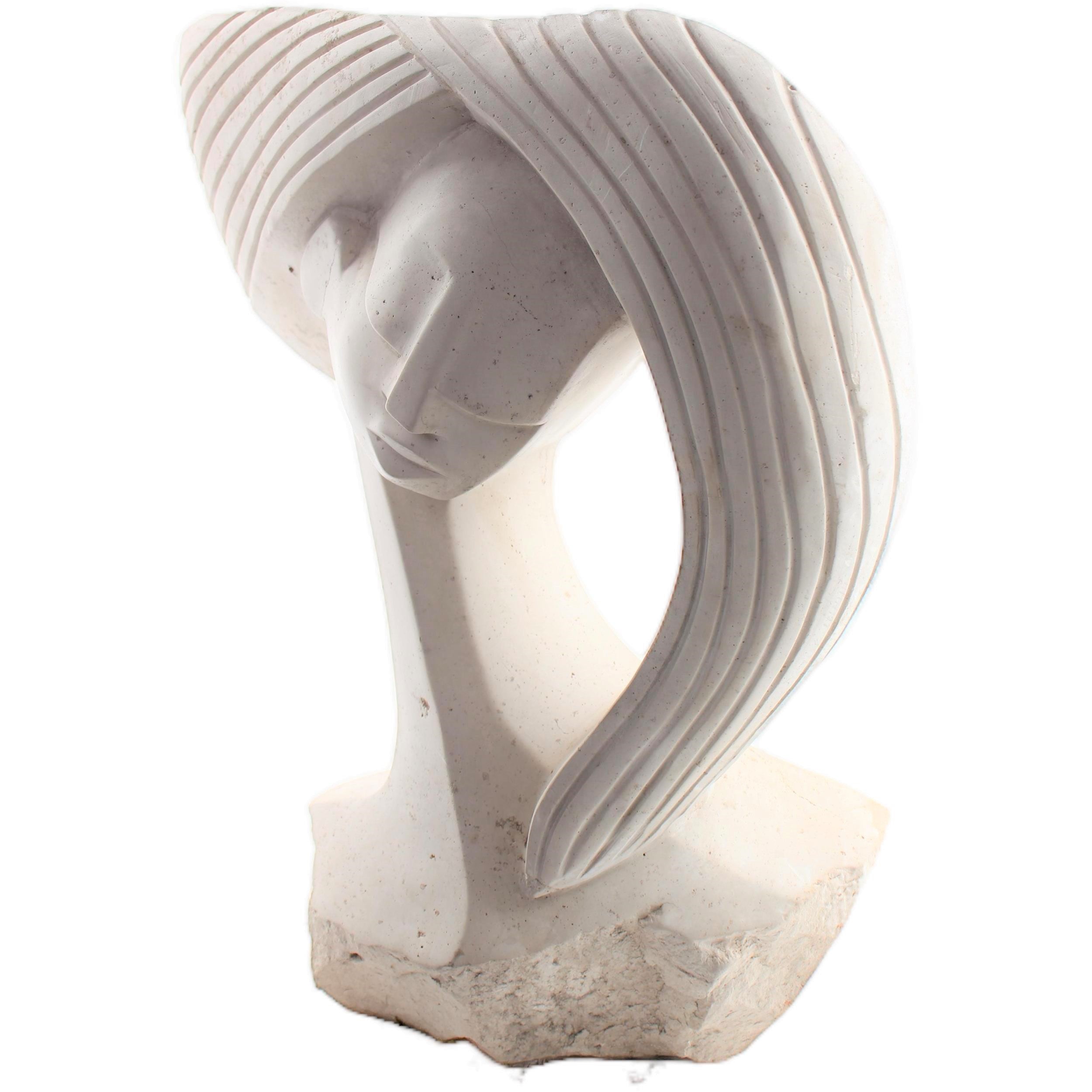 Shona Tribe Dolomite Stone Reflections ~20.9" Tall - Reflections