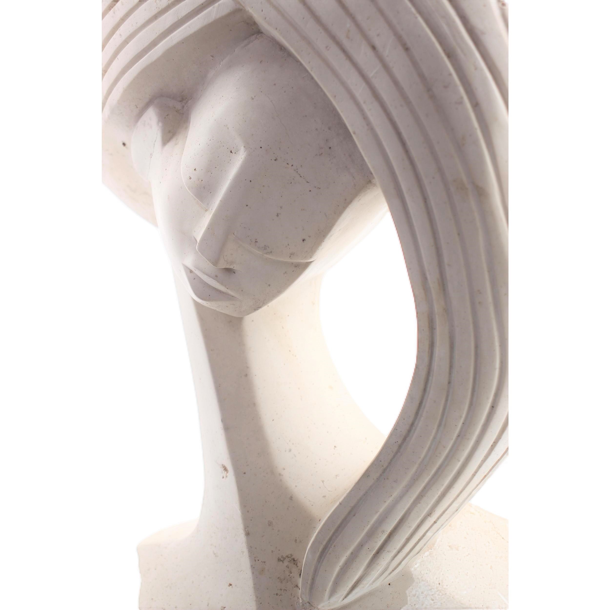 Shona Tribe Dolomite Stone Reflections ~20.9" Tall - Reflections