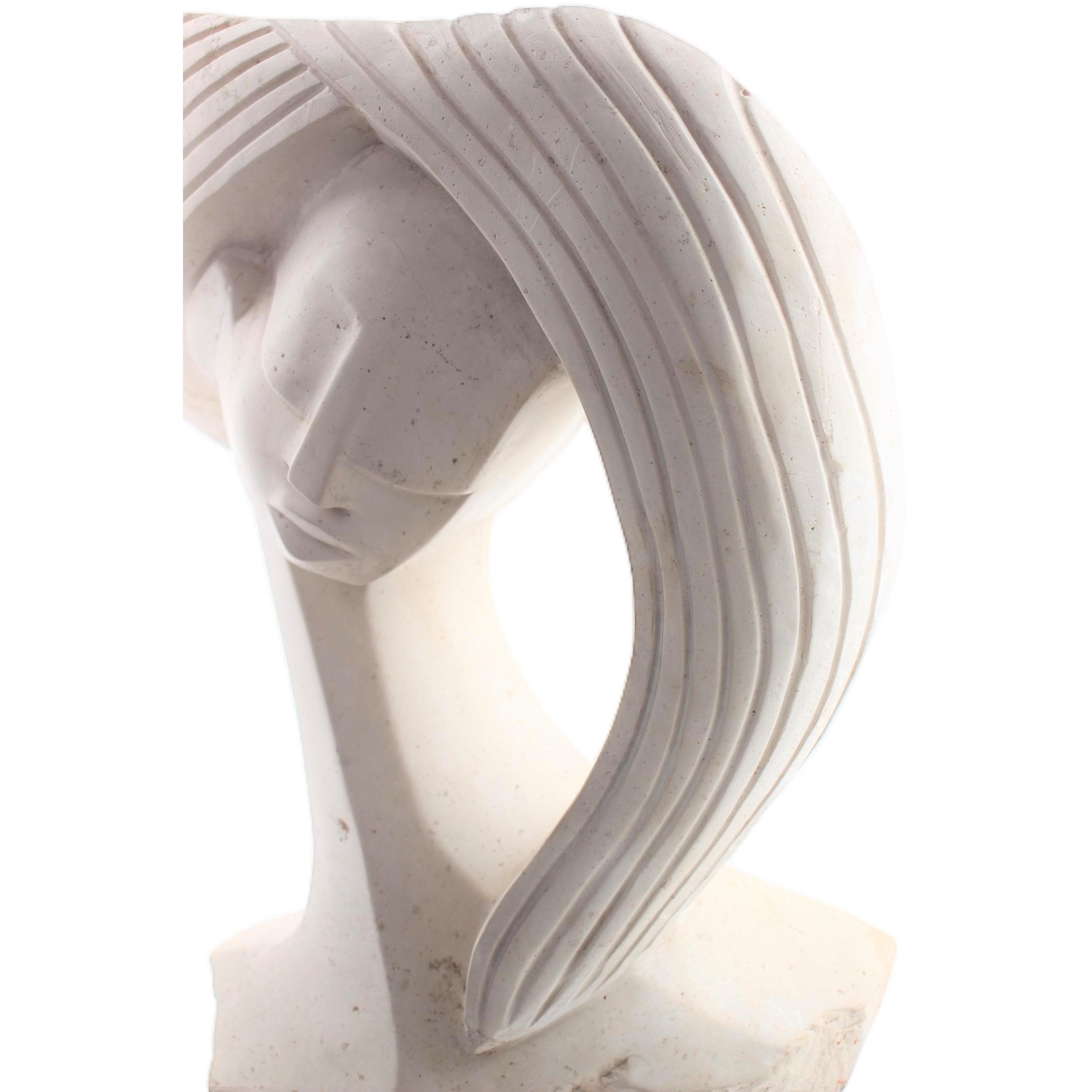 Shona Tribe Dolomite Stone Reflections ~20.9" Tall - Reflections