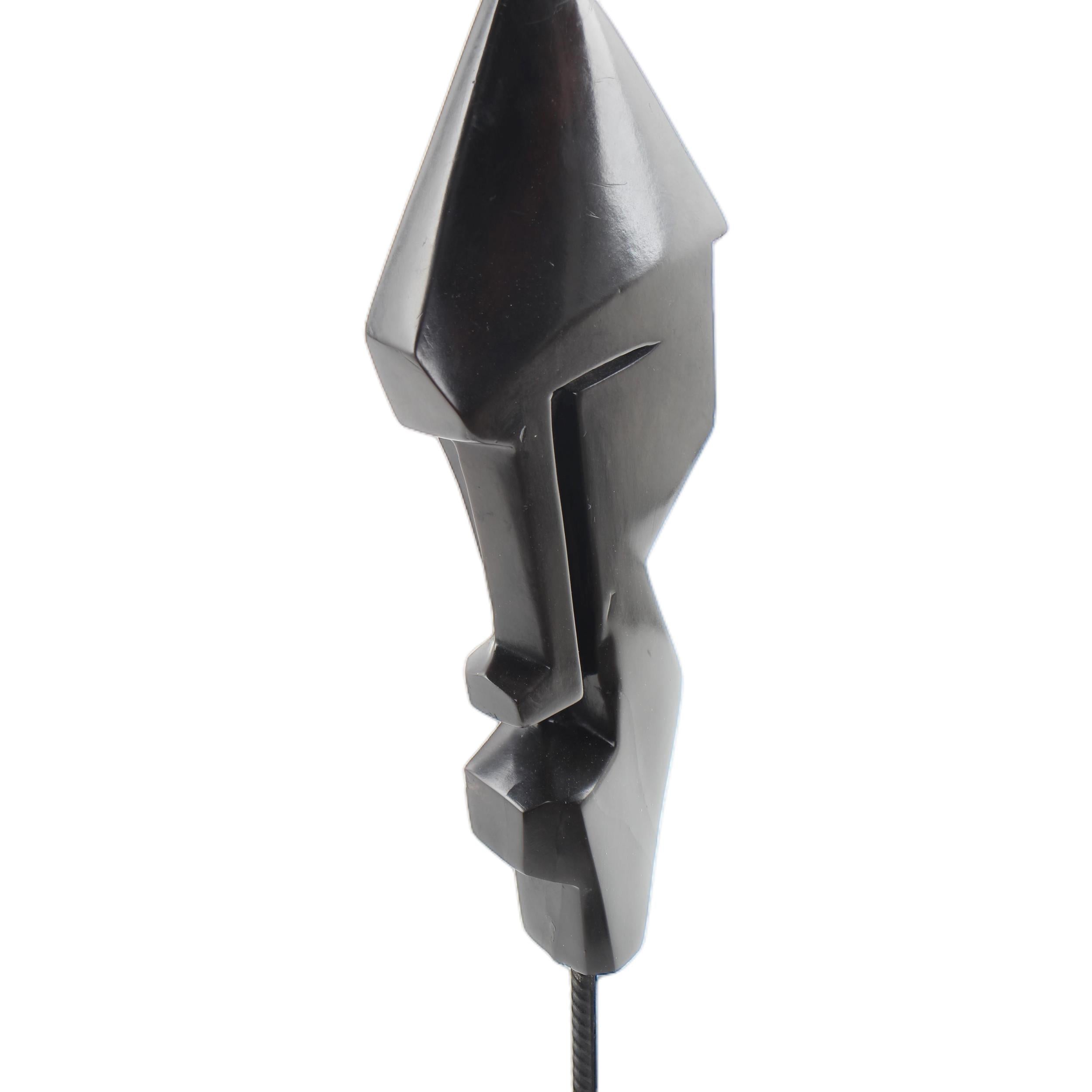 Shona Tribe Wonderstone Cubic Faces (Contemporary) ~20.9" Tall - Cubic Faces (Contemporary)