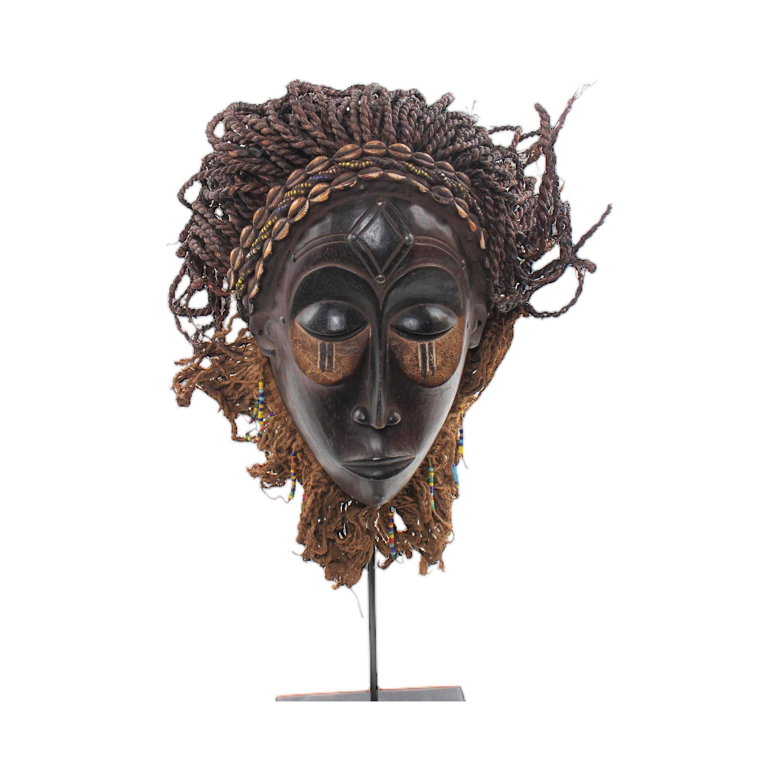 アンゴラ共和国 チョクウェ族 ムカンダ マスク Chokwe Tribe Mask ~25.2