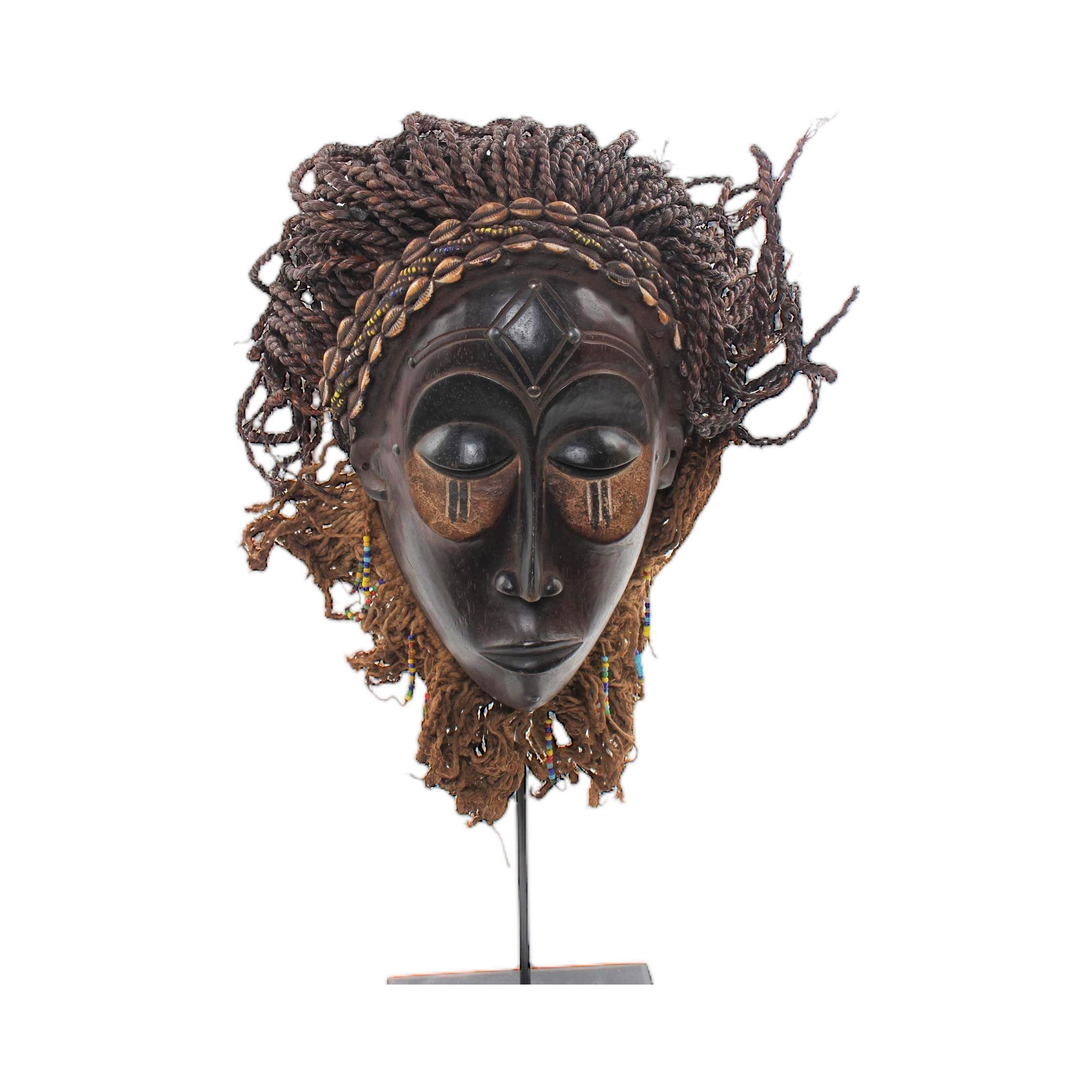 Chokwe Tribe Mask ~25.2" Tall