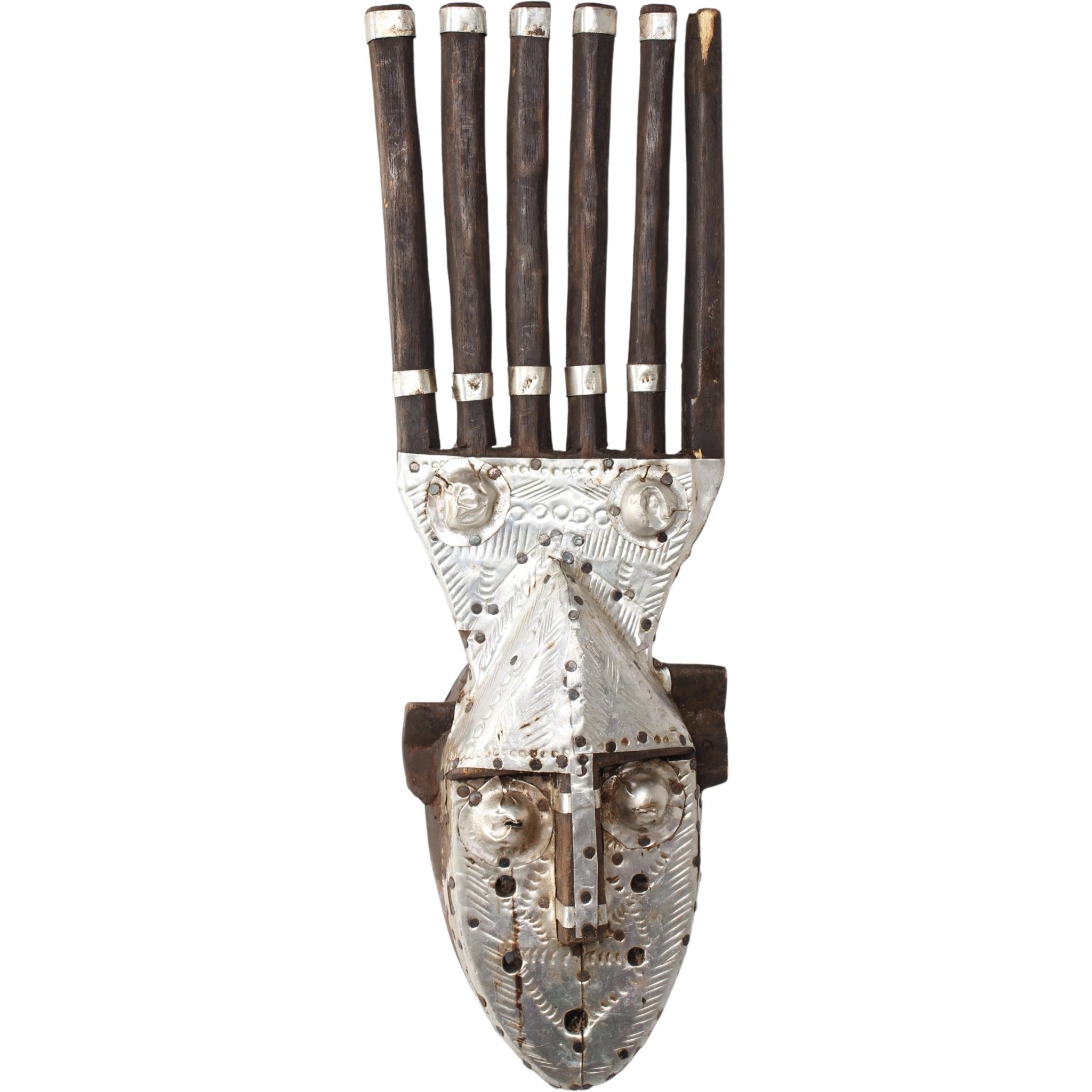 Bambara (Bamana) Tribe Mask ~16.9" Tall - African Angel Art - Mask