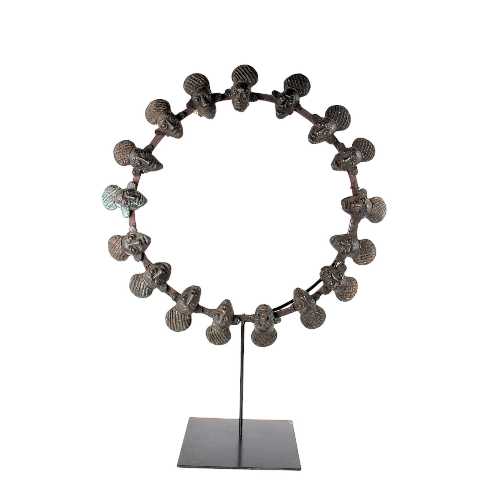 Bamoun Tribe Royal Necklace ~15.0" Tall - African Angel Art