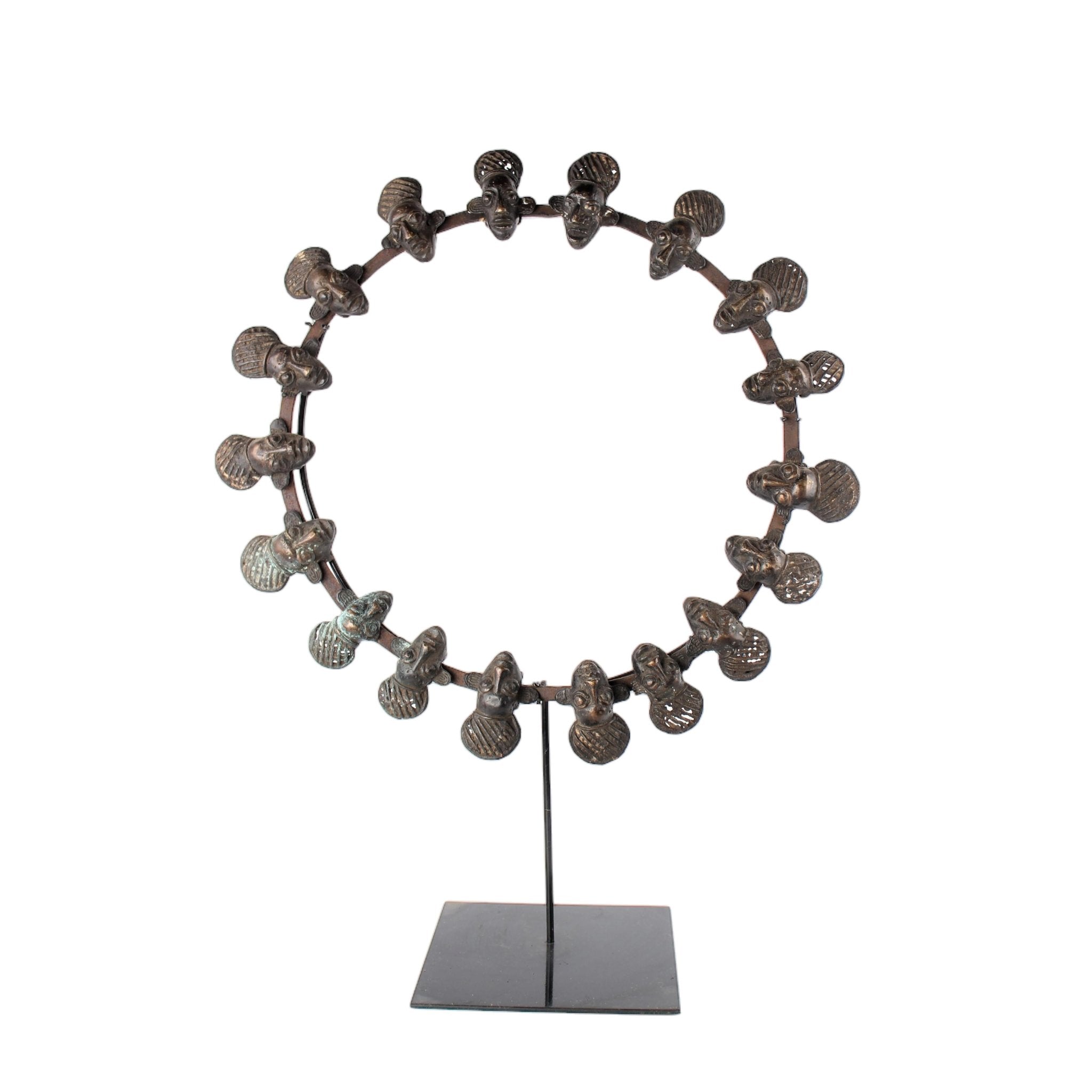 Bamoun Tribe Royal Necklace ~26.0" Tall - African Angel Art