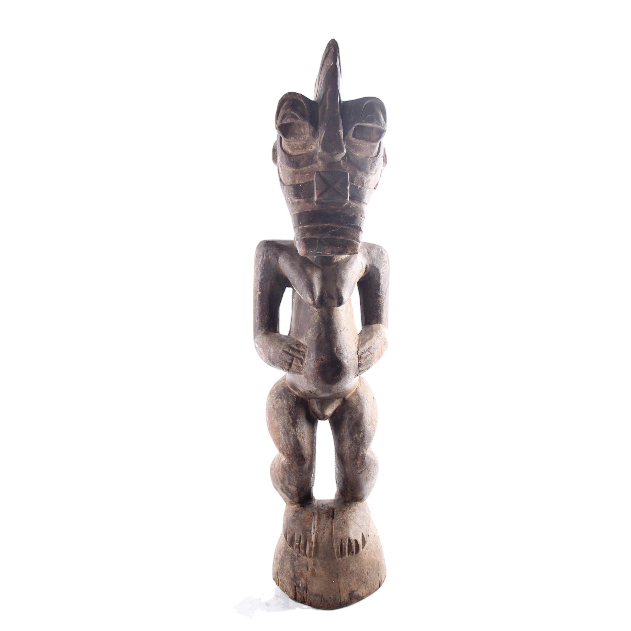 Basonge/Songye Tribe Figurine ~28.0" Tall - African Angel Art