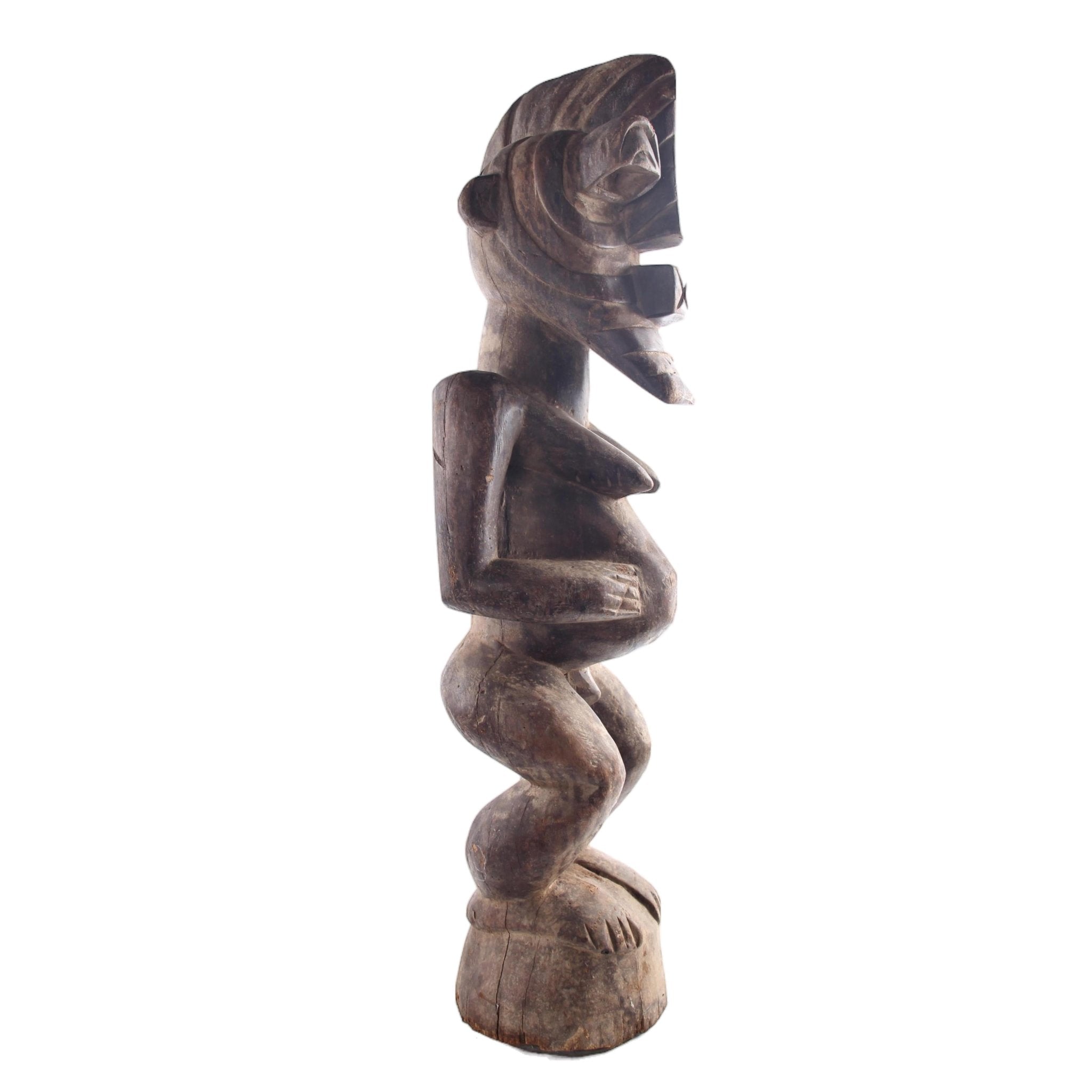 Basonge/Songye Tribe Figurine ~28.0" Tall - African Angel Art - Figurine
