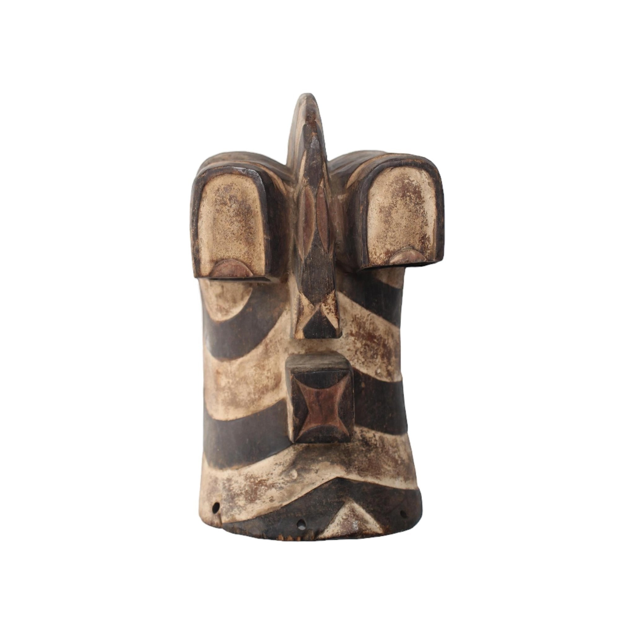 Basonge/Songye Tribe Mask ~12.2" Tall - African Angel Art - Mask