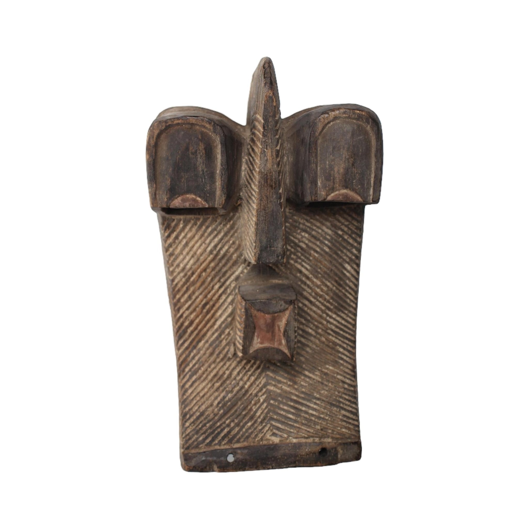 Basonge/Songye Tribe Mask ~13.4" Tall - African Angel Art - Mask