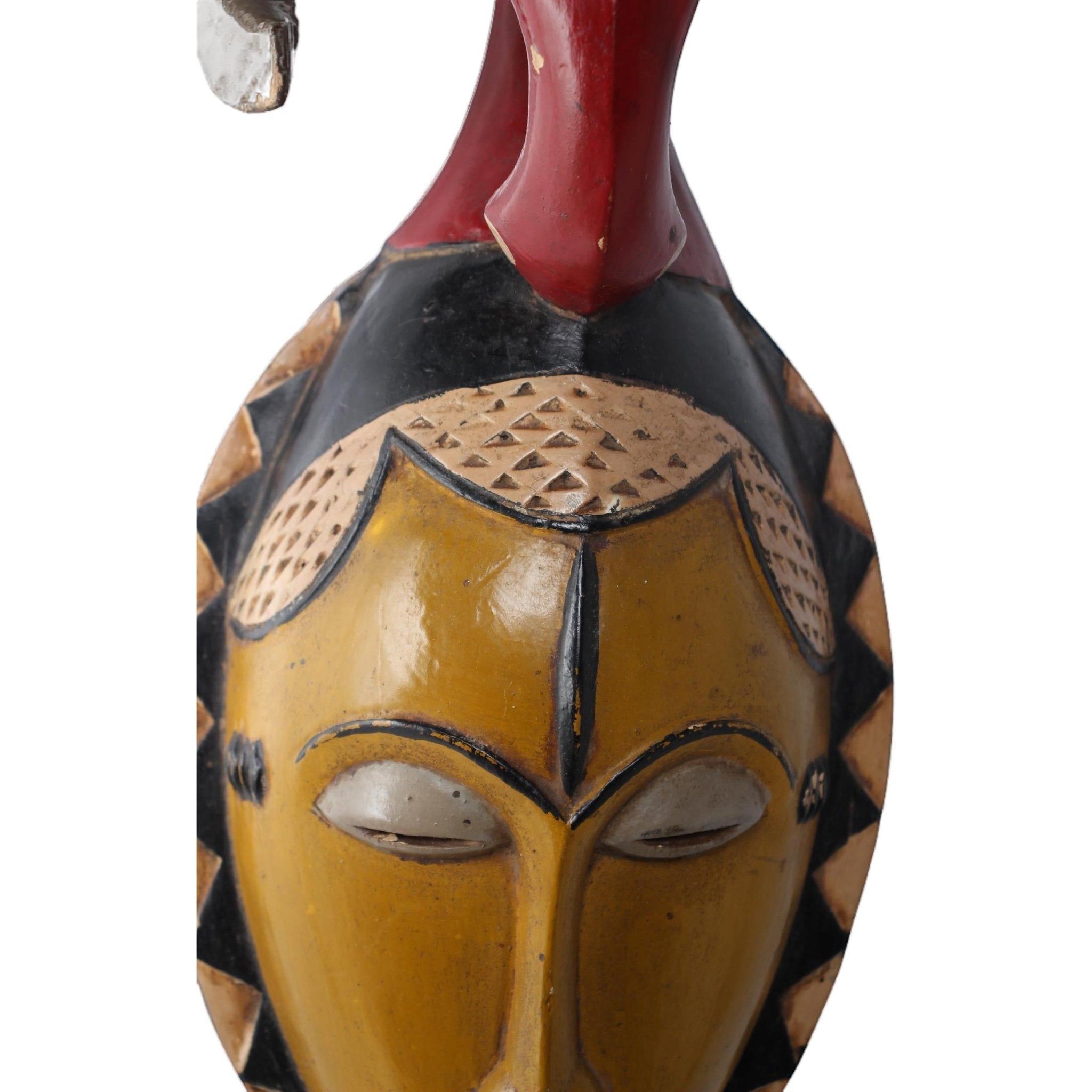 Baule Tribe Mask ~16.9" Tall - African Angel Art