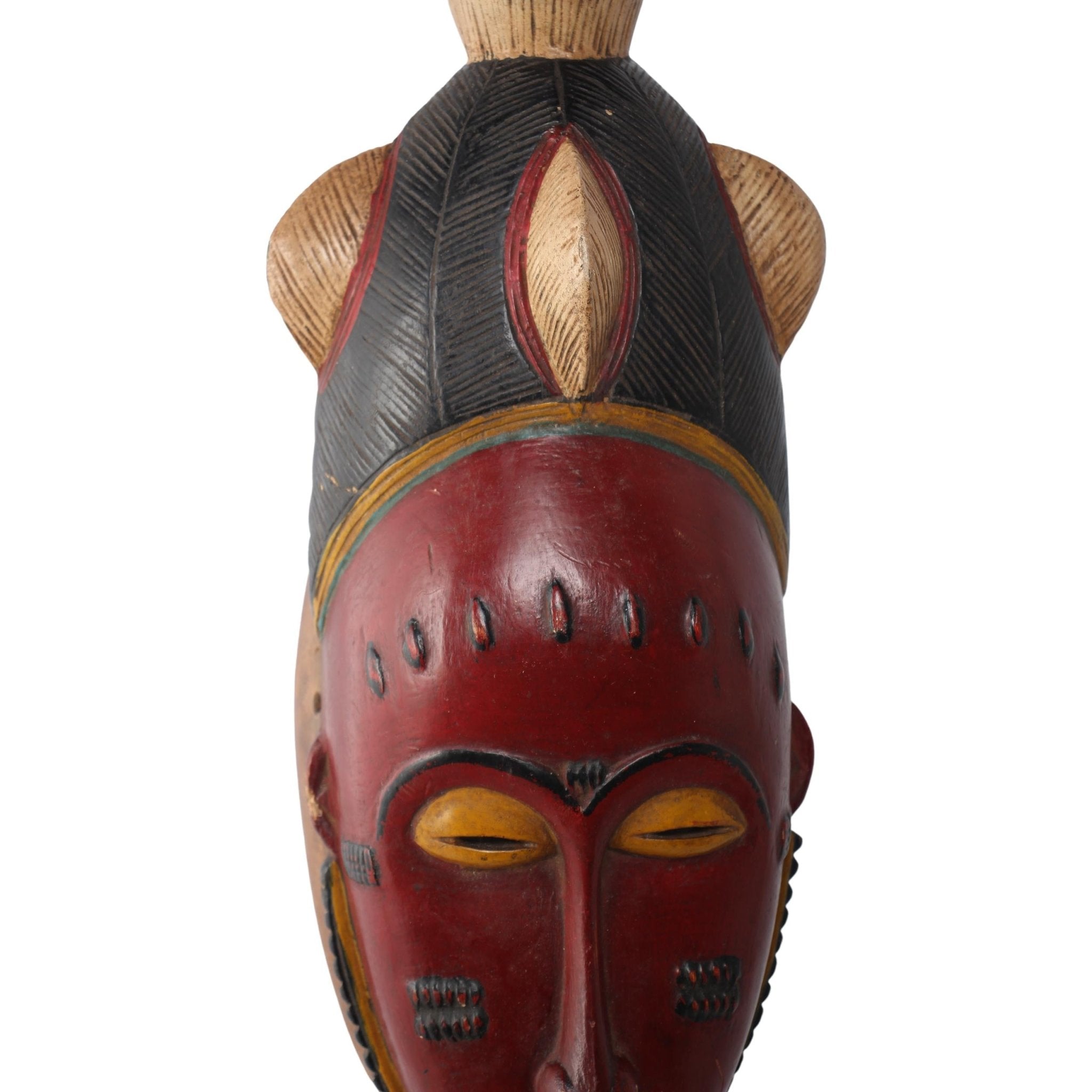 Baule Tribe Mask ~17.3" Tall - African Angel Art - Mask