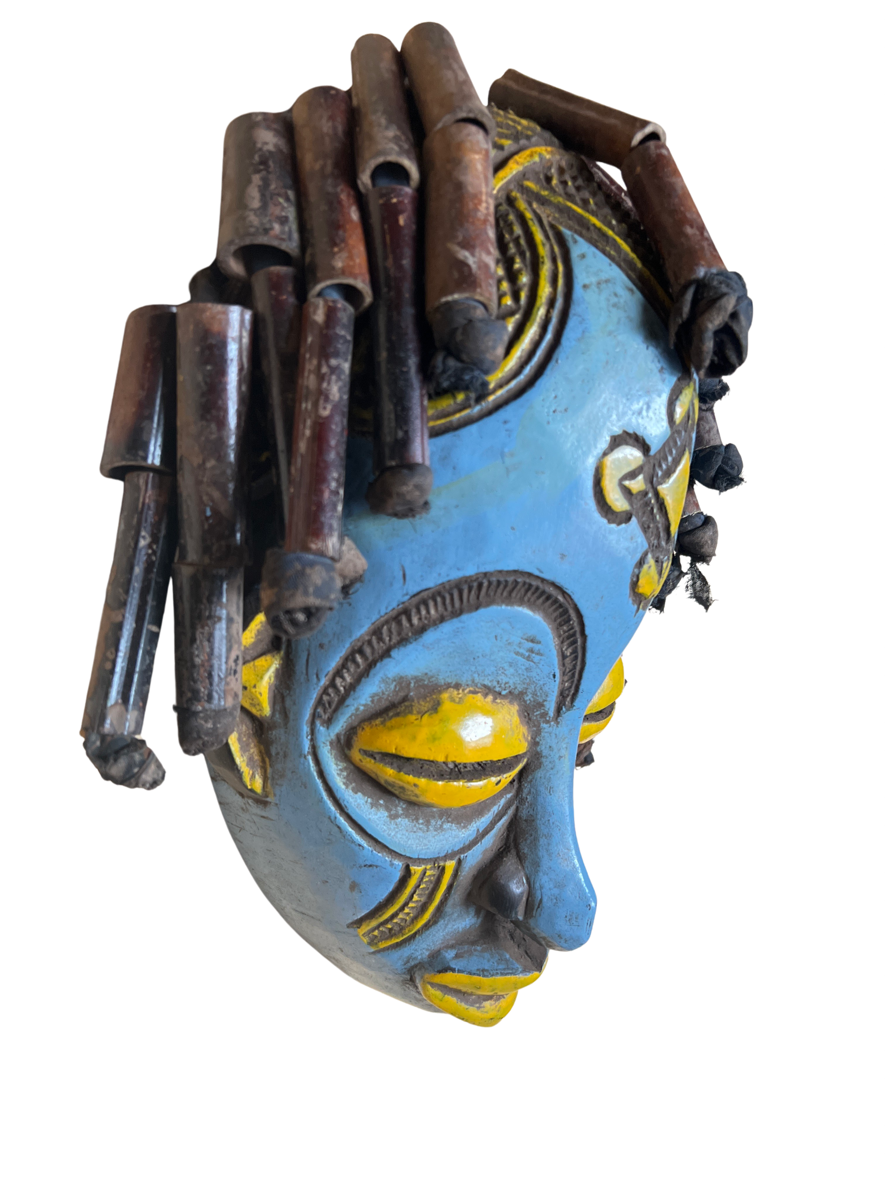 Chokwe Painted Mask - Chokwe