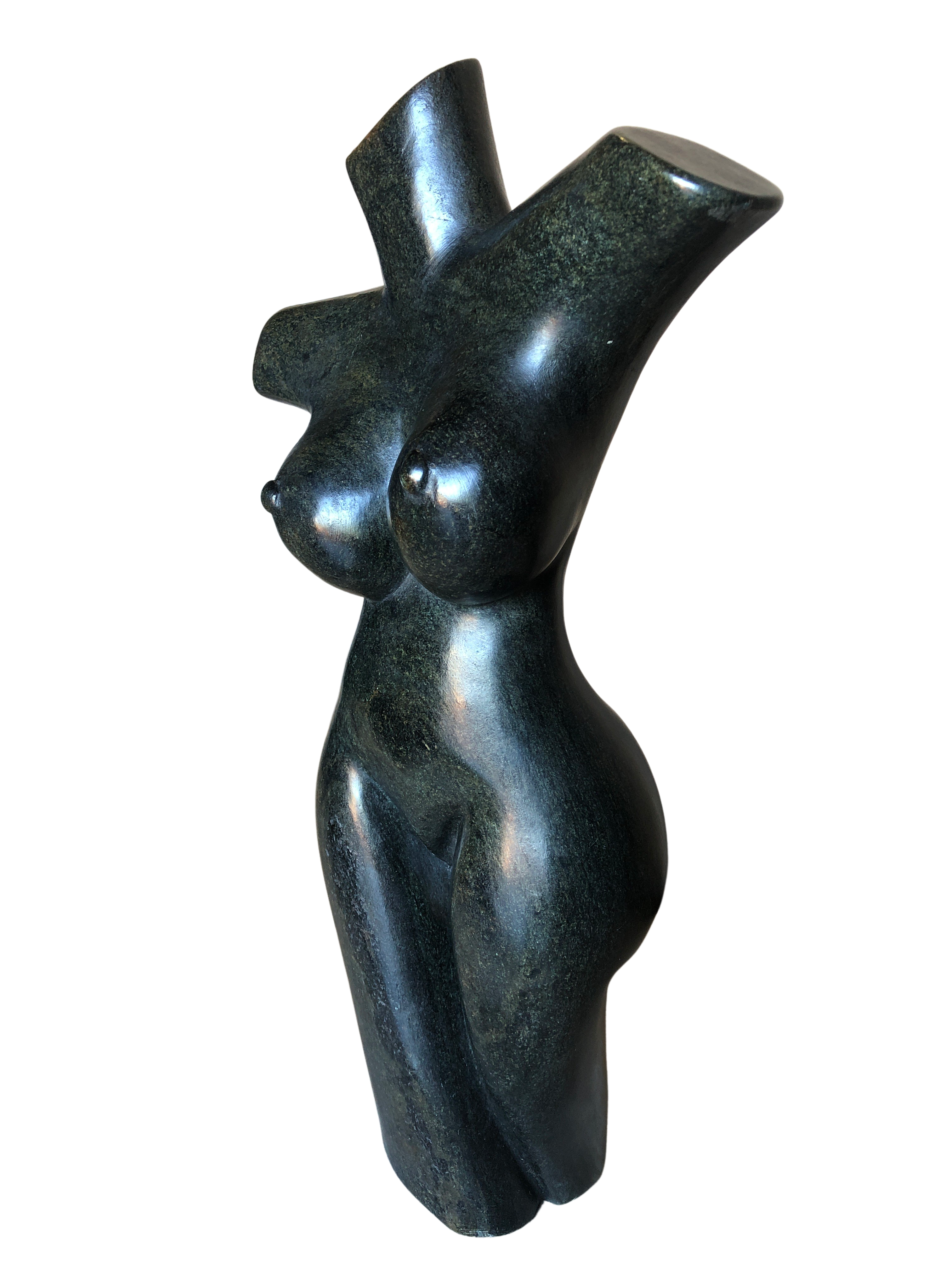 Shona Tribe Soap Stone Female Torso - Shona