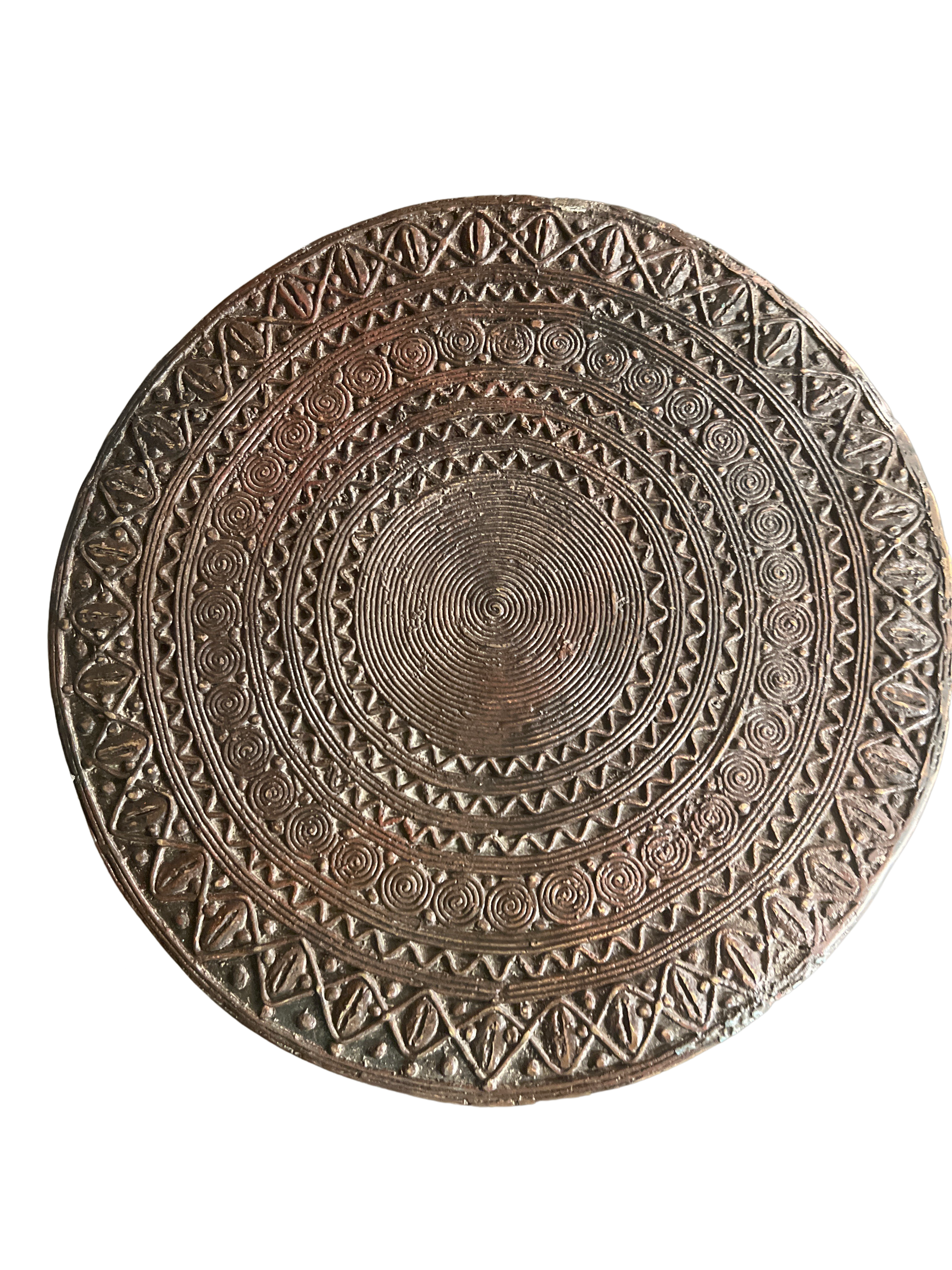Bamoun Tribe Bronze Stool - Bamoun