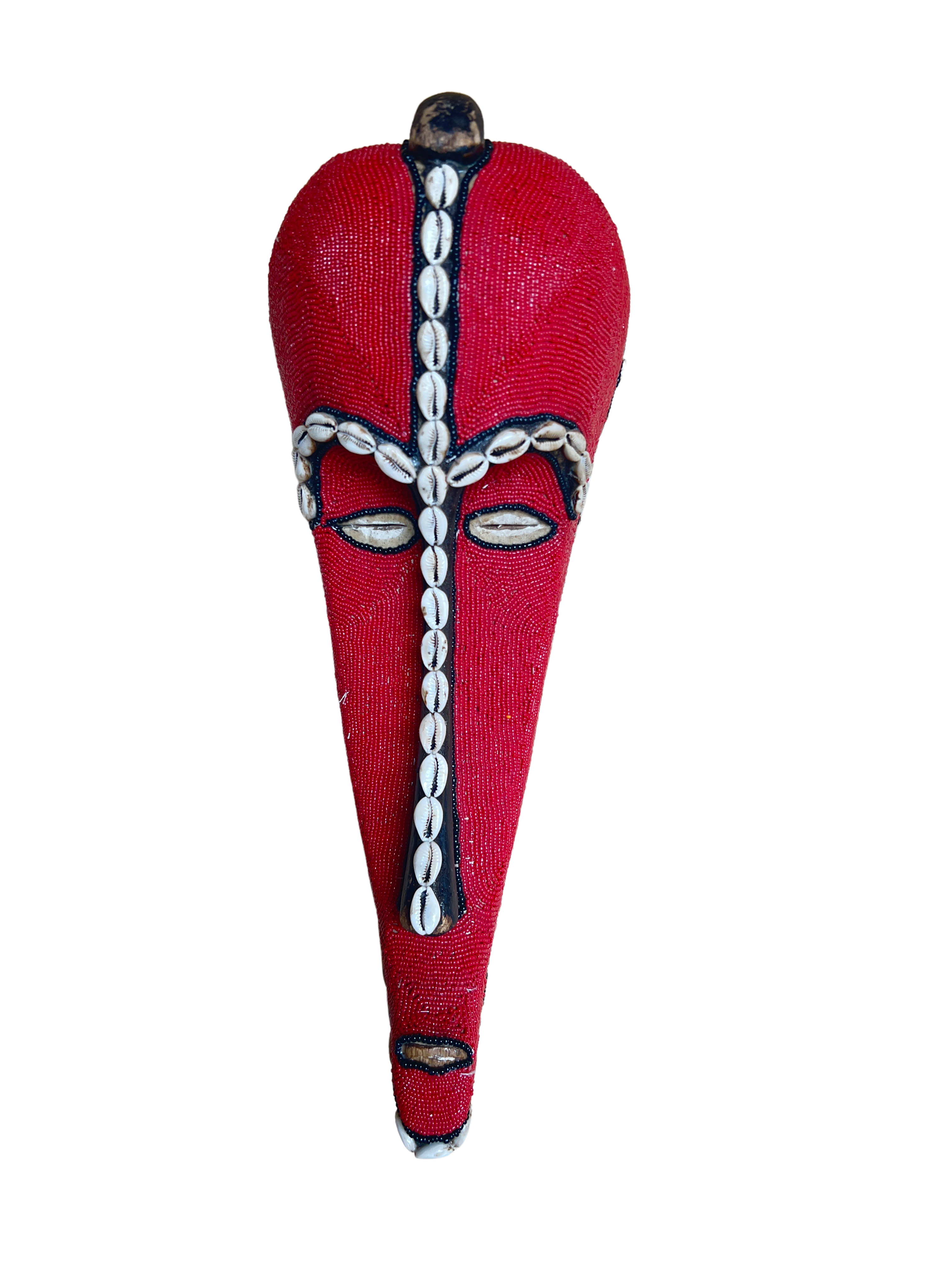 Fang Tribe Beaded Mask