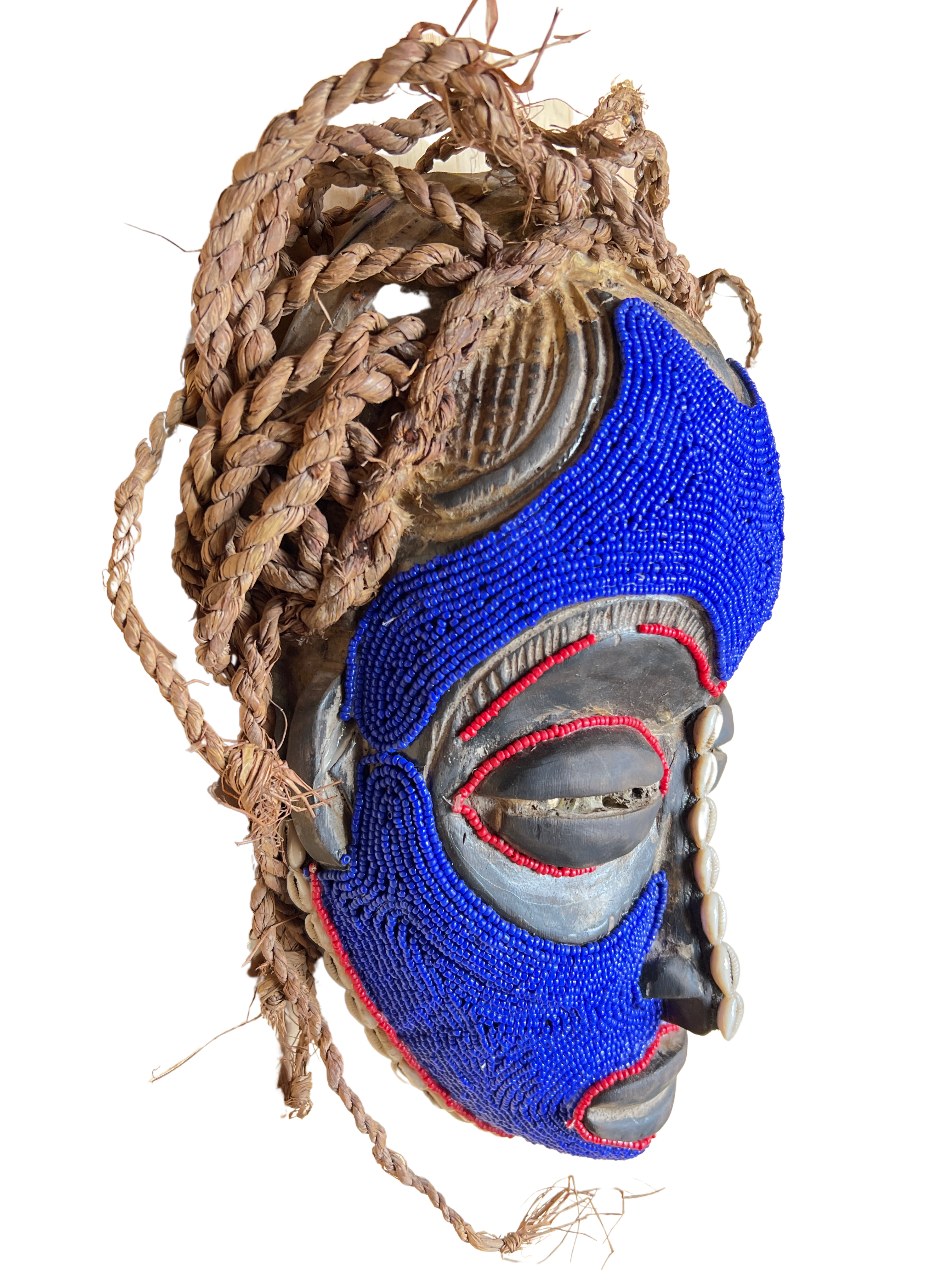 Chokwe Tribe Beaded Mask - Chokwe