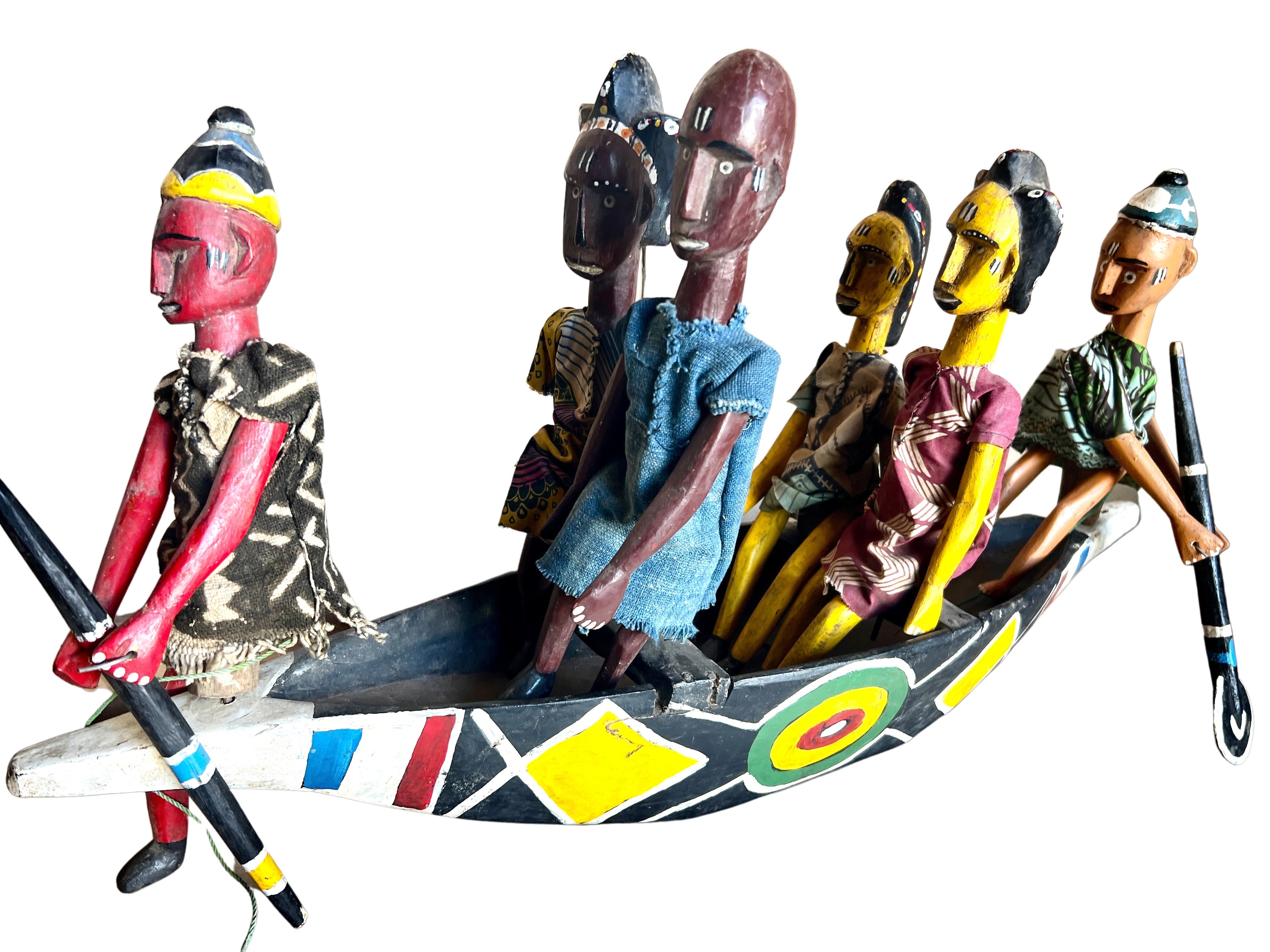 Dogon Tribe Boat - Dogon