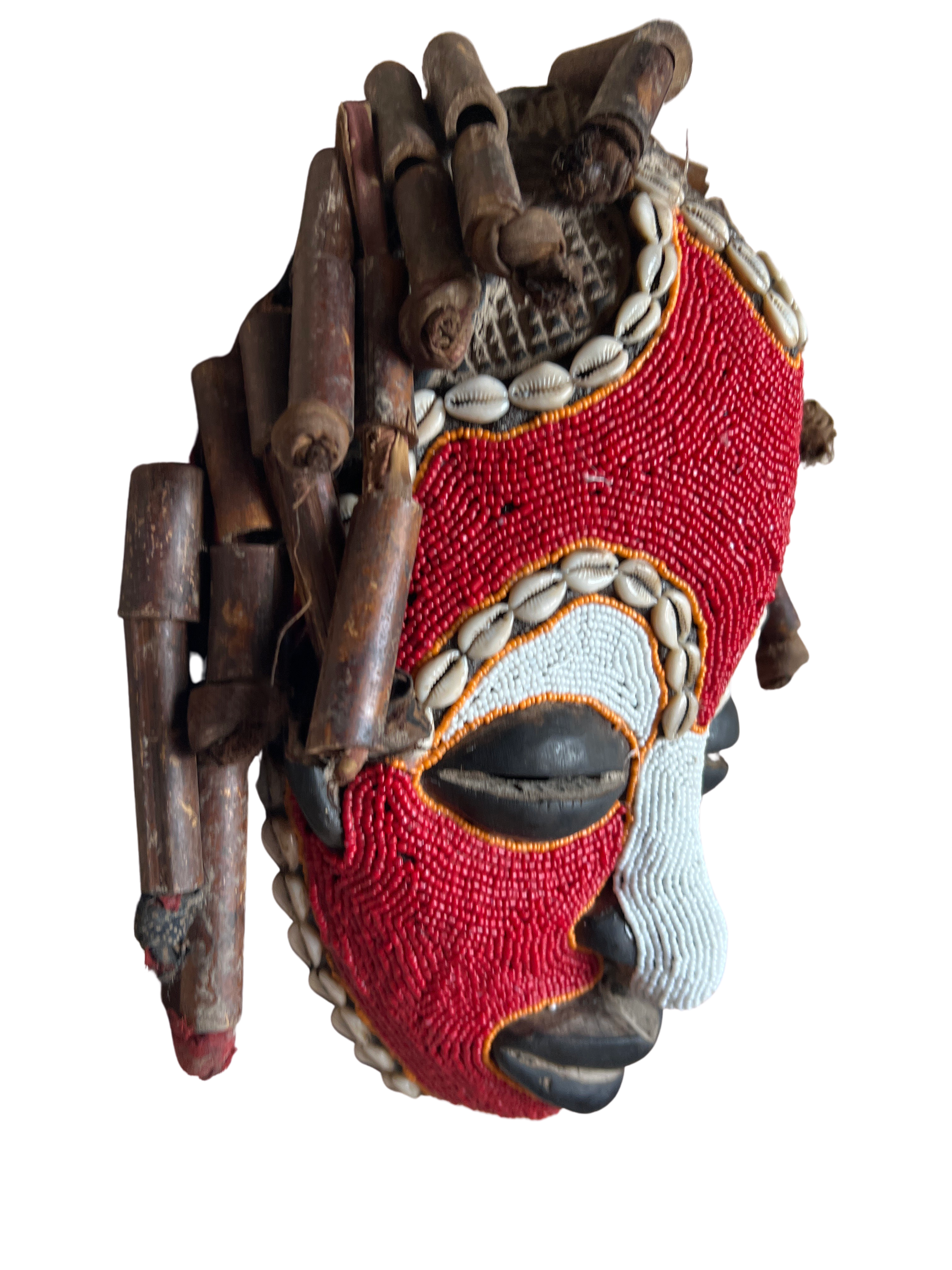 Chokwe Tribe Beaded Mask - Chokwe