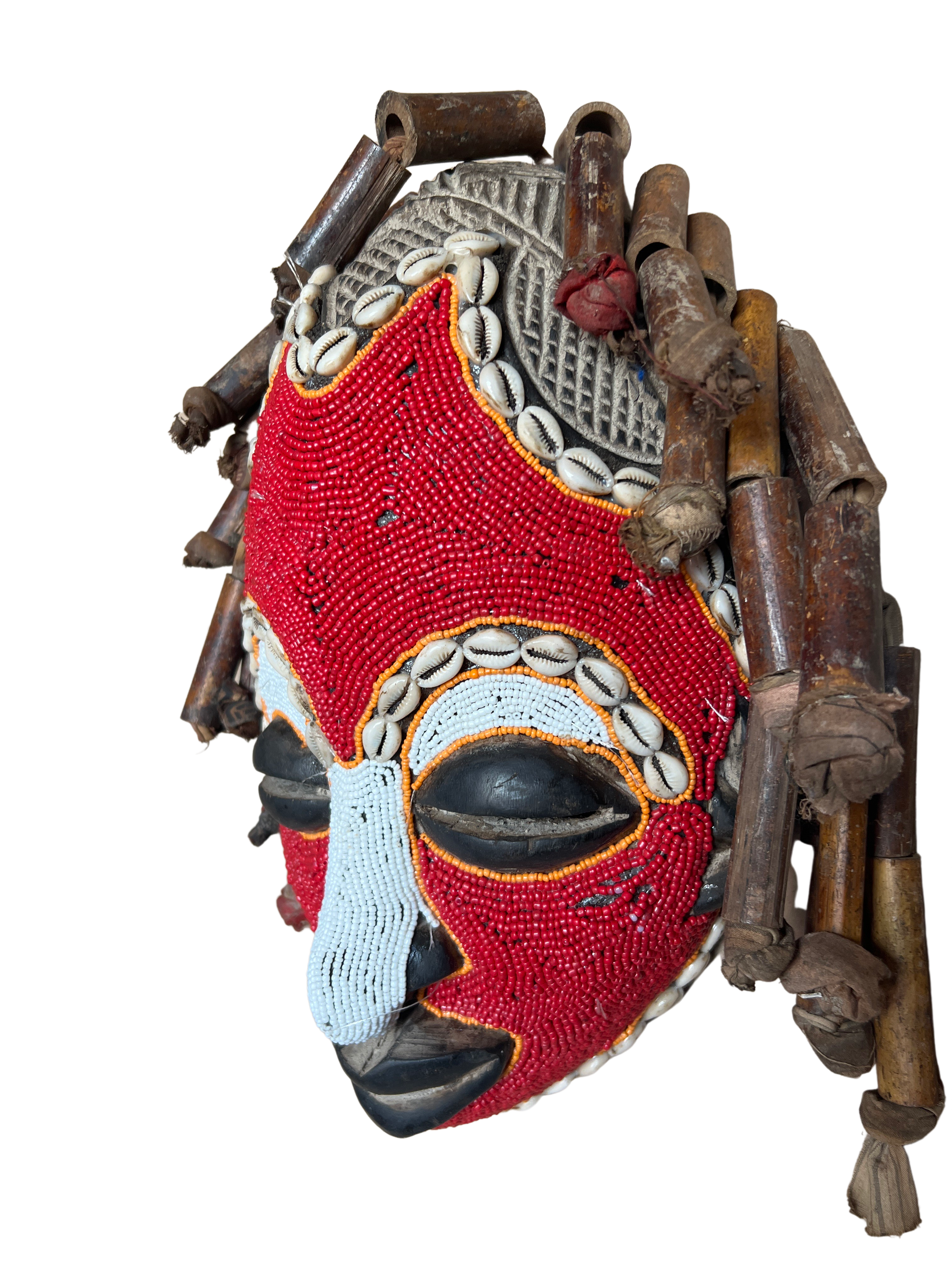 Chokwe Tribe Beaded Mask - Chokwe